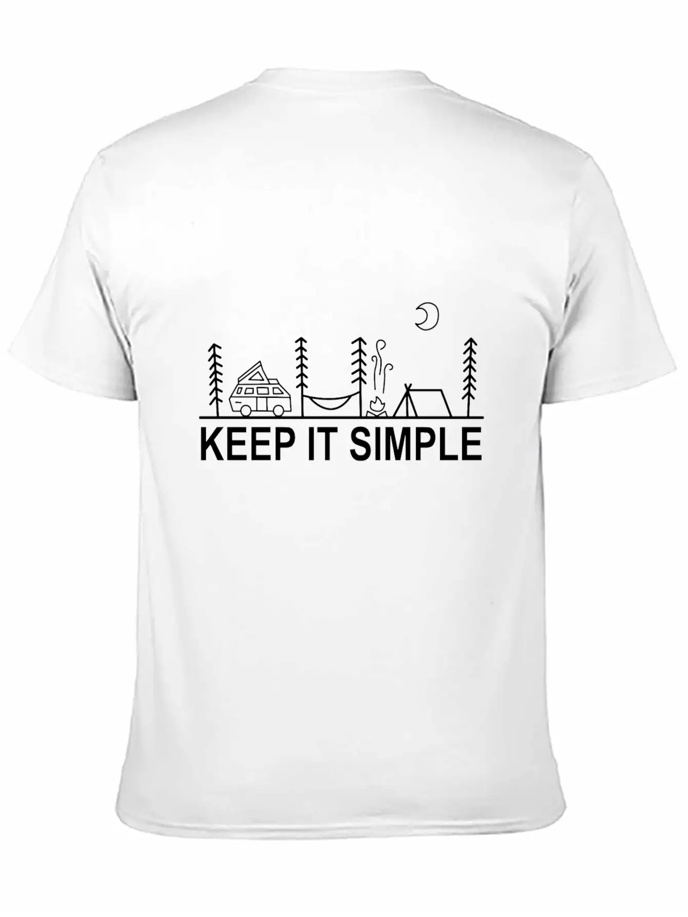 Keep It Simple Boho Chic Bohemian Style Gift Unisex Casual T-Shirt – Clean Design For Daily Comfort