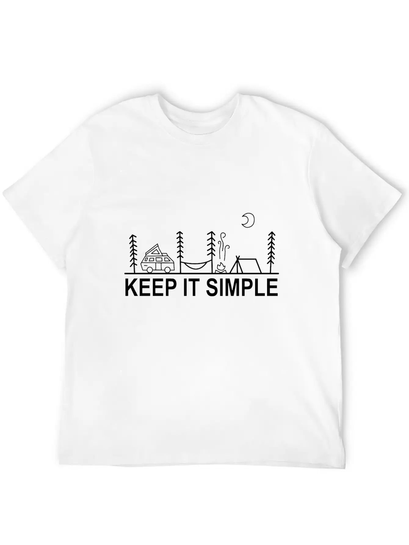Keep It Simple Boho Chic Bohemian Style Gift Unisex Casual T-Shirt – Clean Design For Daily Comfort