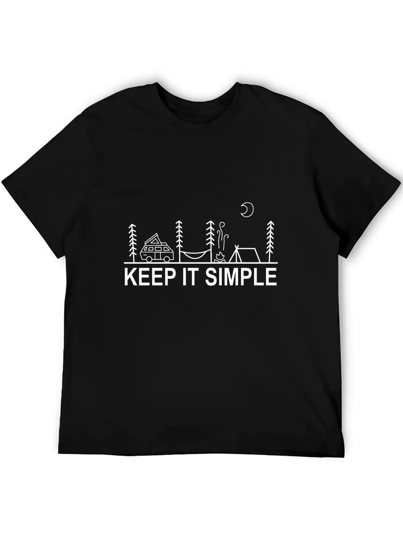 Keep It Simple Boho Chic Bohemian Style Gift Unisex Casual T-Shirt – Clean Design For Daily Comfort