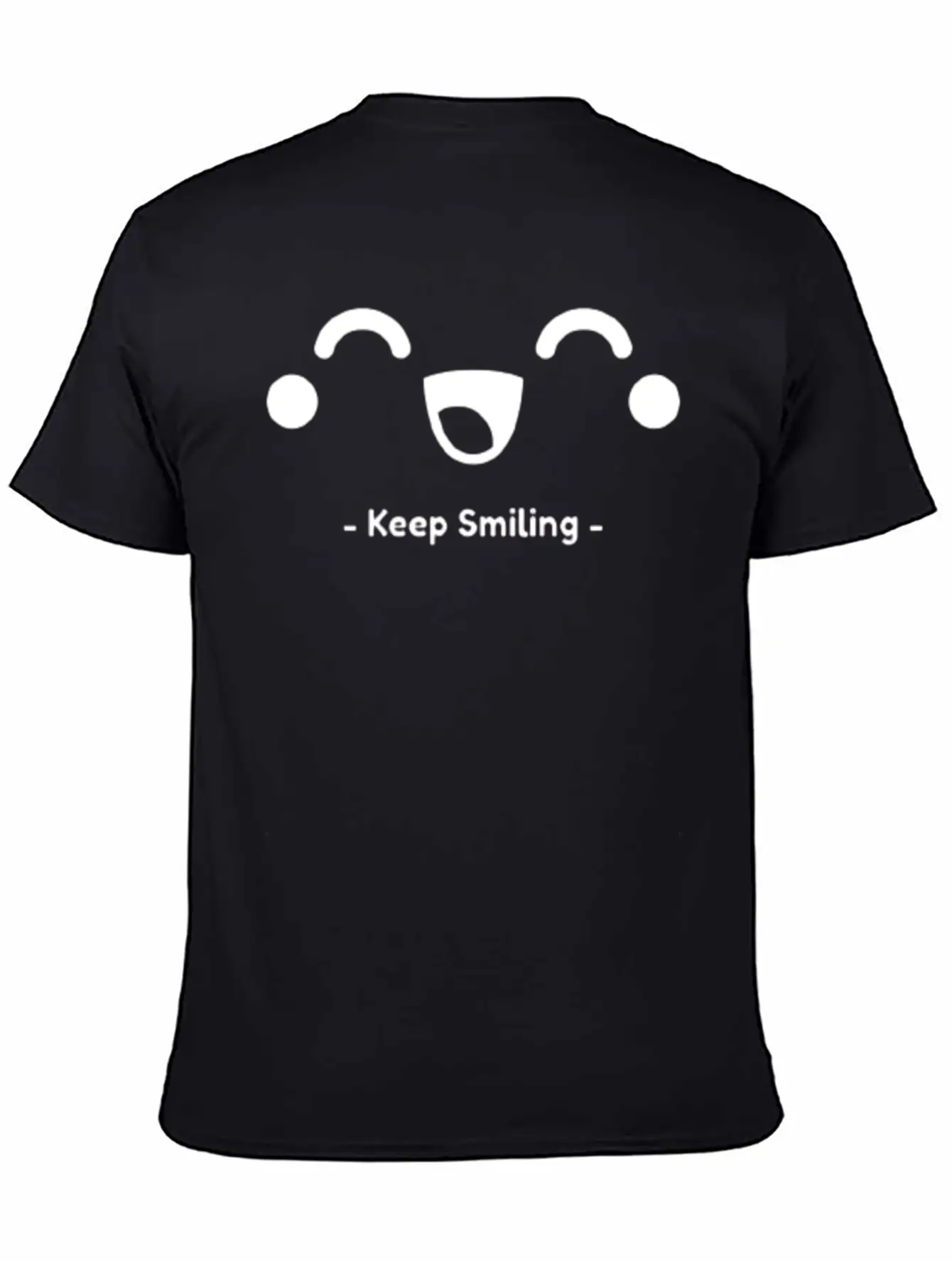 Keep Smiling Relaxed Everyday Tee – Lightweight And Durable Cotton