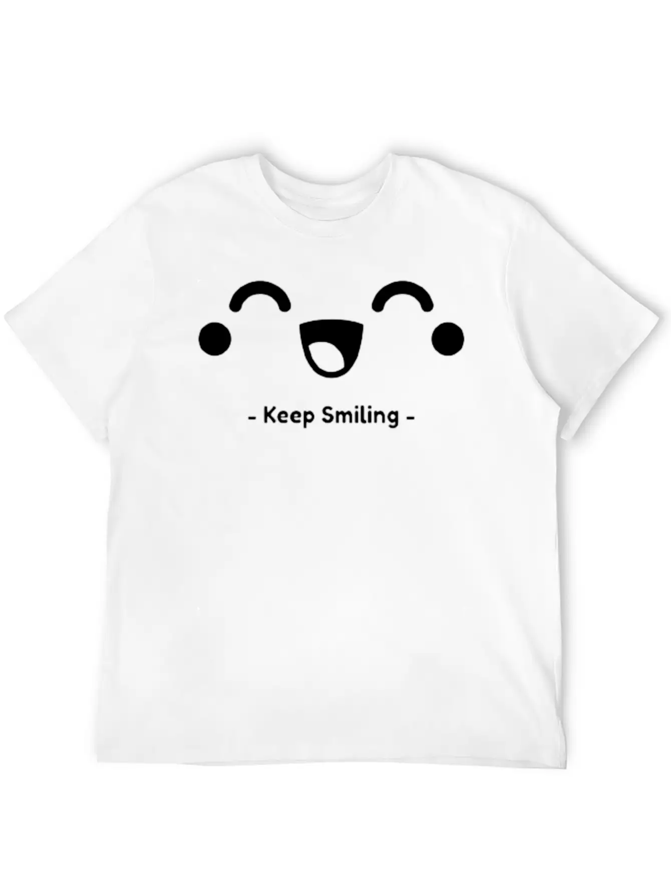 Keep Smiling Relaxed Everyday Tee – Lightweight And Durable Cotton