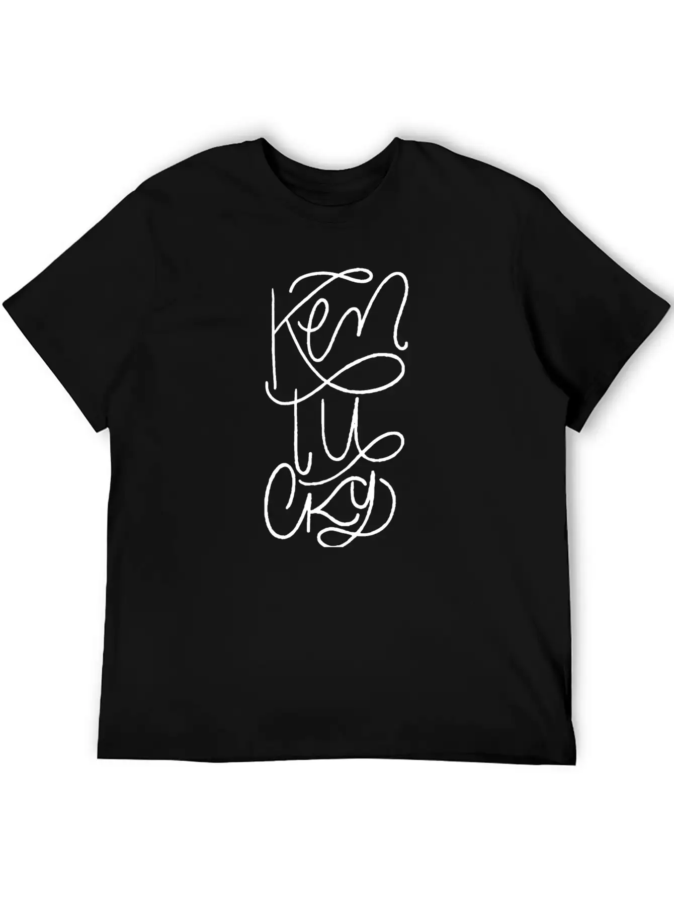 Kentucky Lettering Stylish Everyday T-Shirt – Unisex Basic Cotton Tee