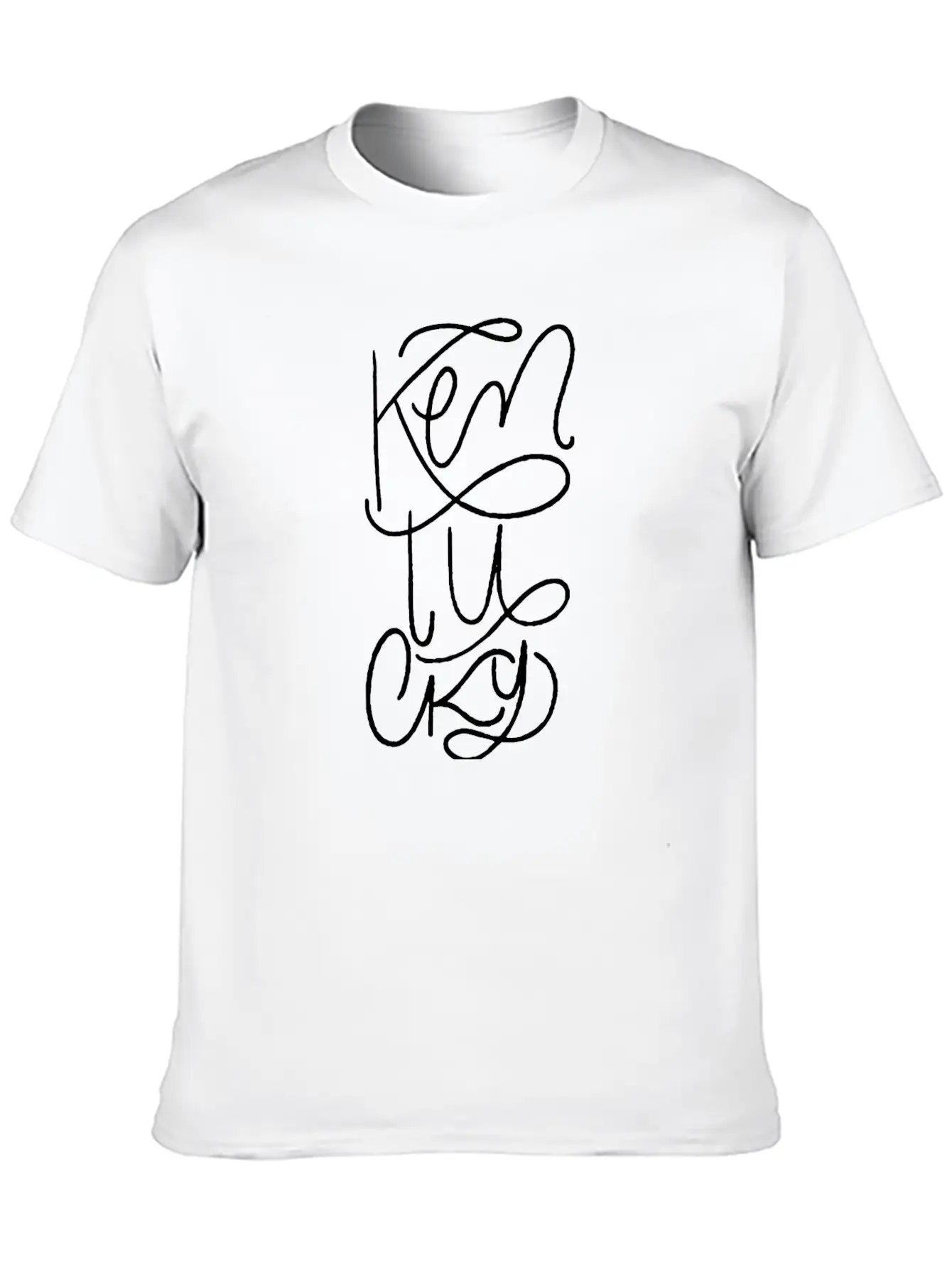 Kentucky Lettering Stylish Everyday T-Shirt – Unisex Basic Cotton Tee