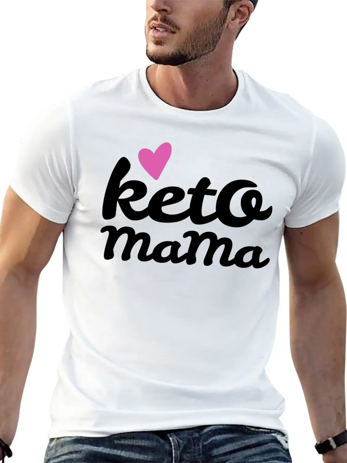 Keto Mama Love Keto Basic Graphic T-Shirt – Daily Comfort In Soft Cotton