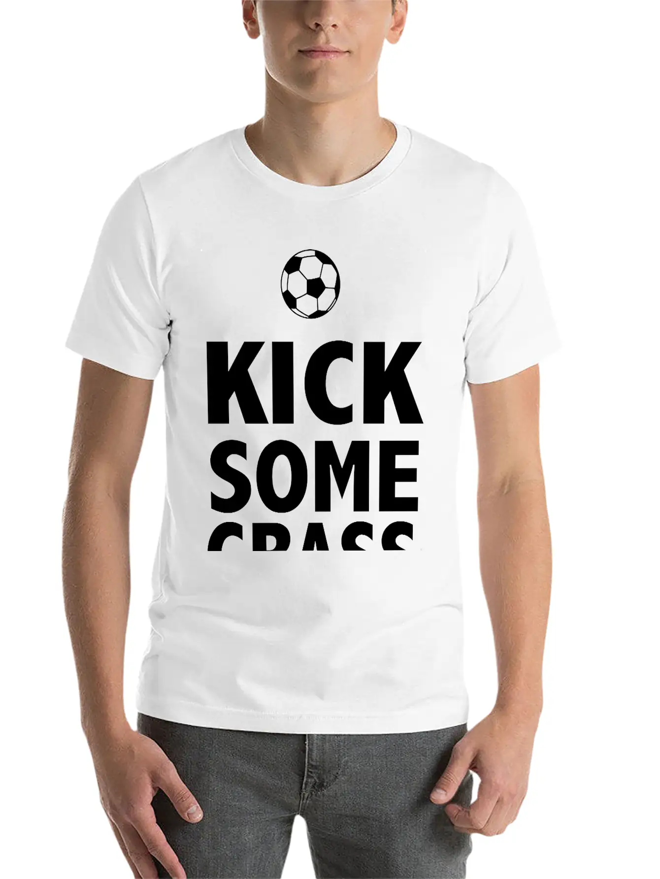 Kick Some Grass Stylish Everyday T-Shirt – Unisex Basic Cotton Tee