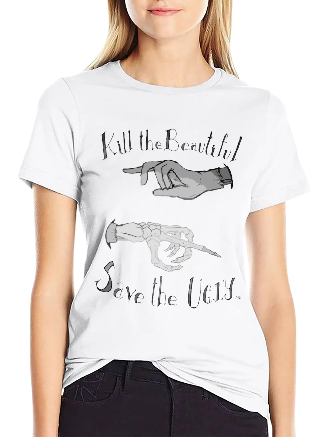 Kill The Beautiful Save The Ugly Unisex Casual T-Shirt – Clean Design For Daily Comfort
