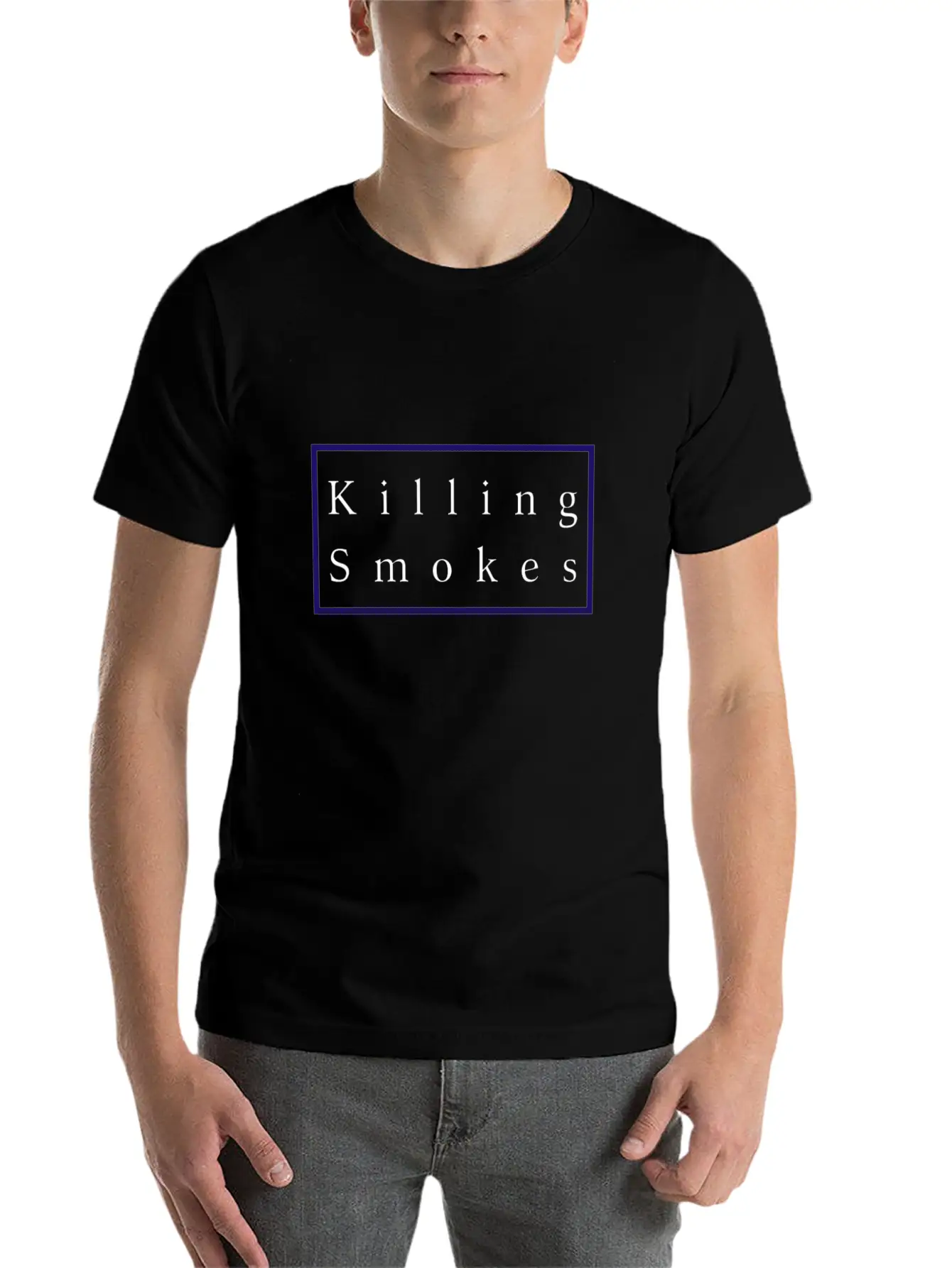 Killing Smokes Tshirt Classic Crew Neck Graphic Tee – Everyday Minimal Look