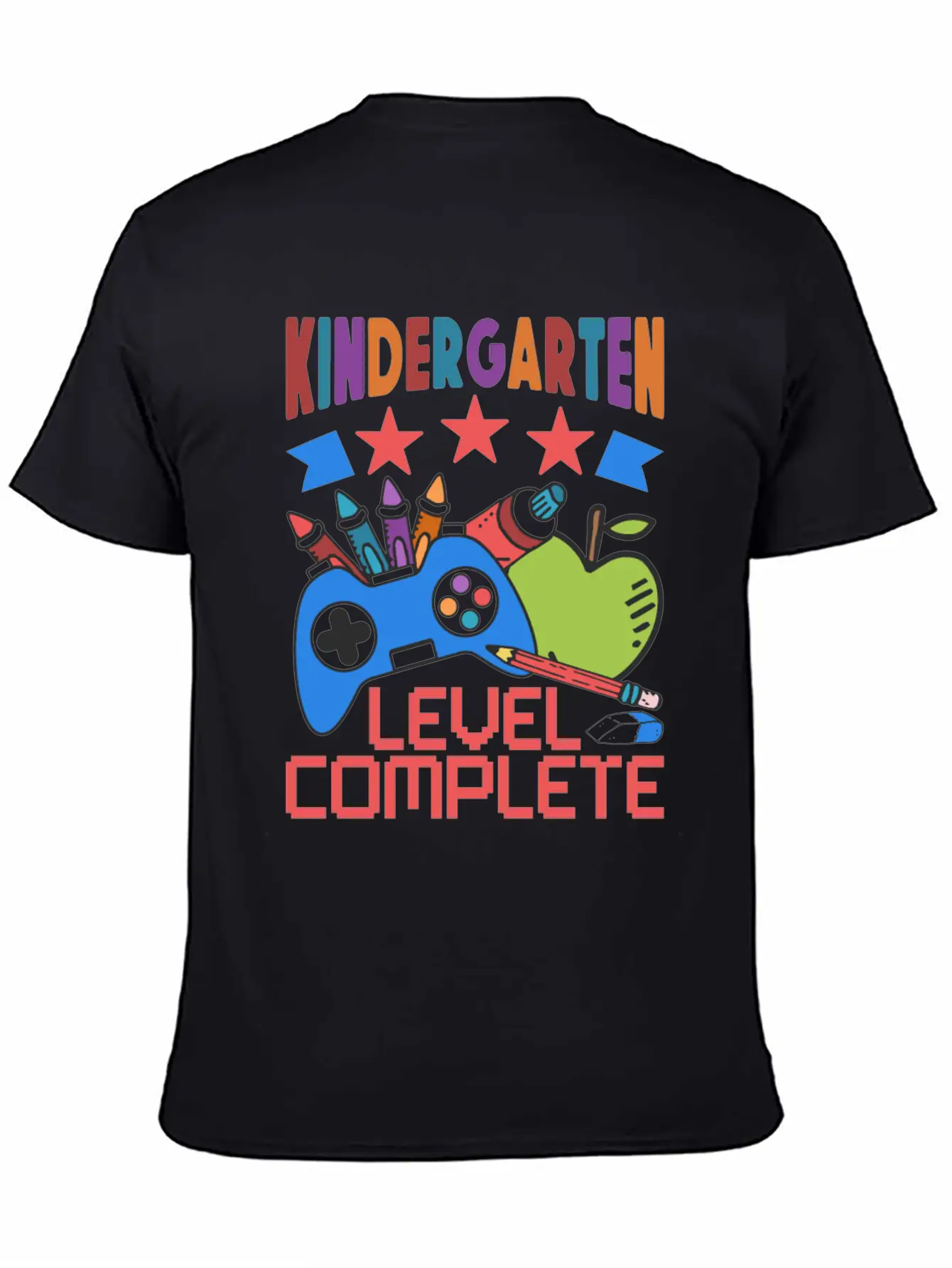 Kindergarten Gaming Kids Learning Video Games Stylish Everyday T-Shirt – Unisex Basic Cotton Tee