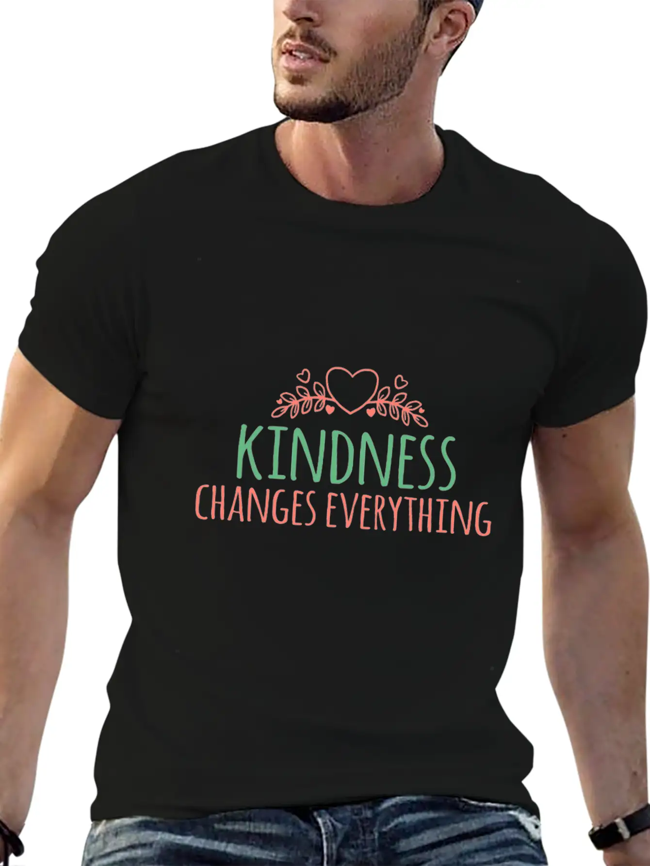 Kindness Changes Everything - Kindness Stylish Everyday T-Shirt – Unisex Basic Cotton Tee