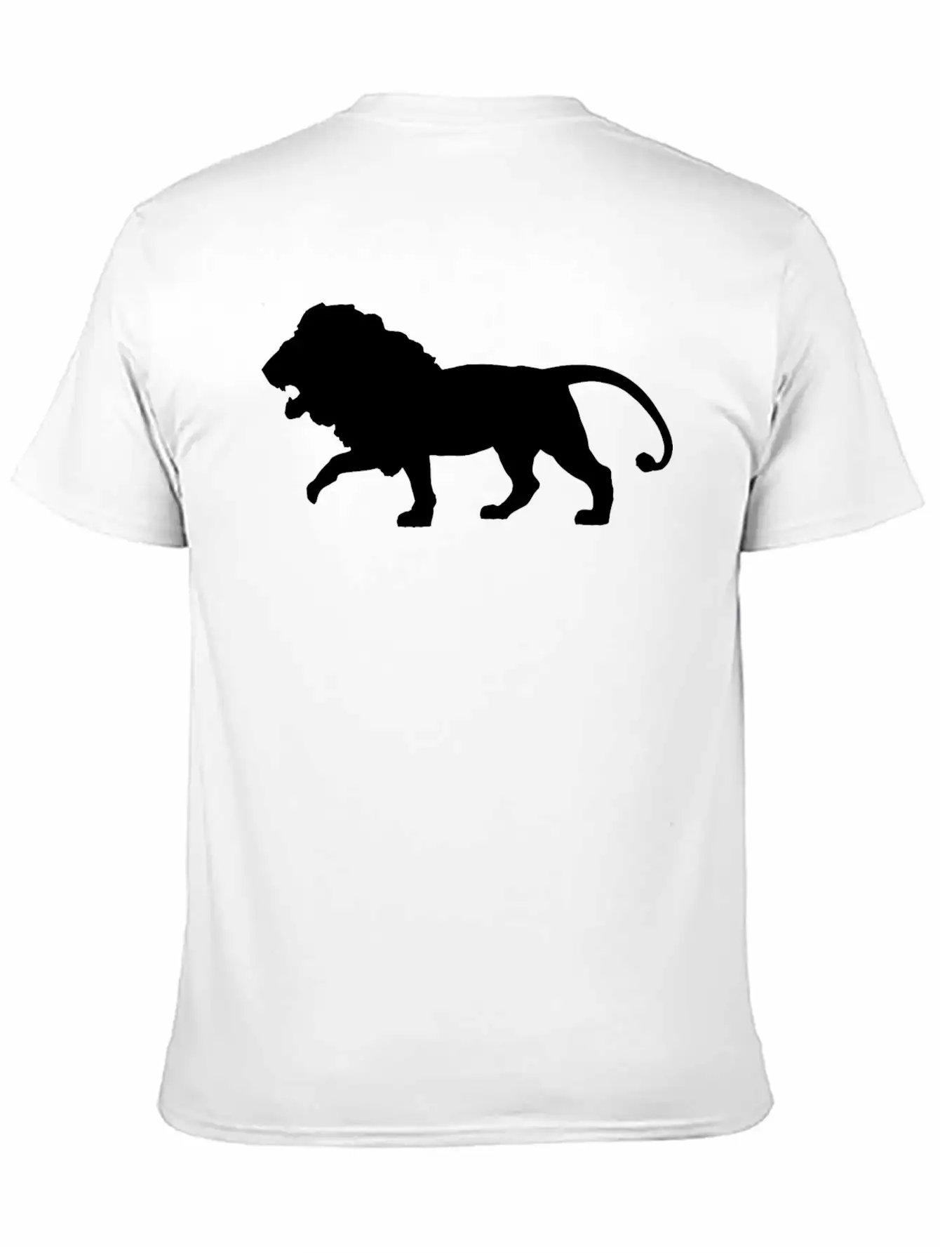 King Of The Jungle Silhouette Simple Everyday Graphic Tee – Lightweight Summer Wear