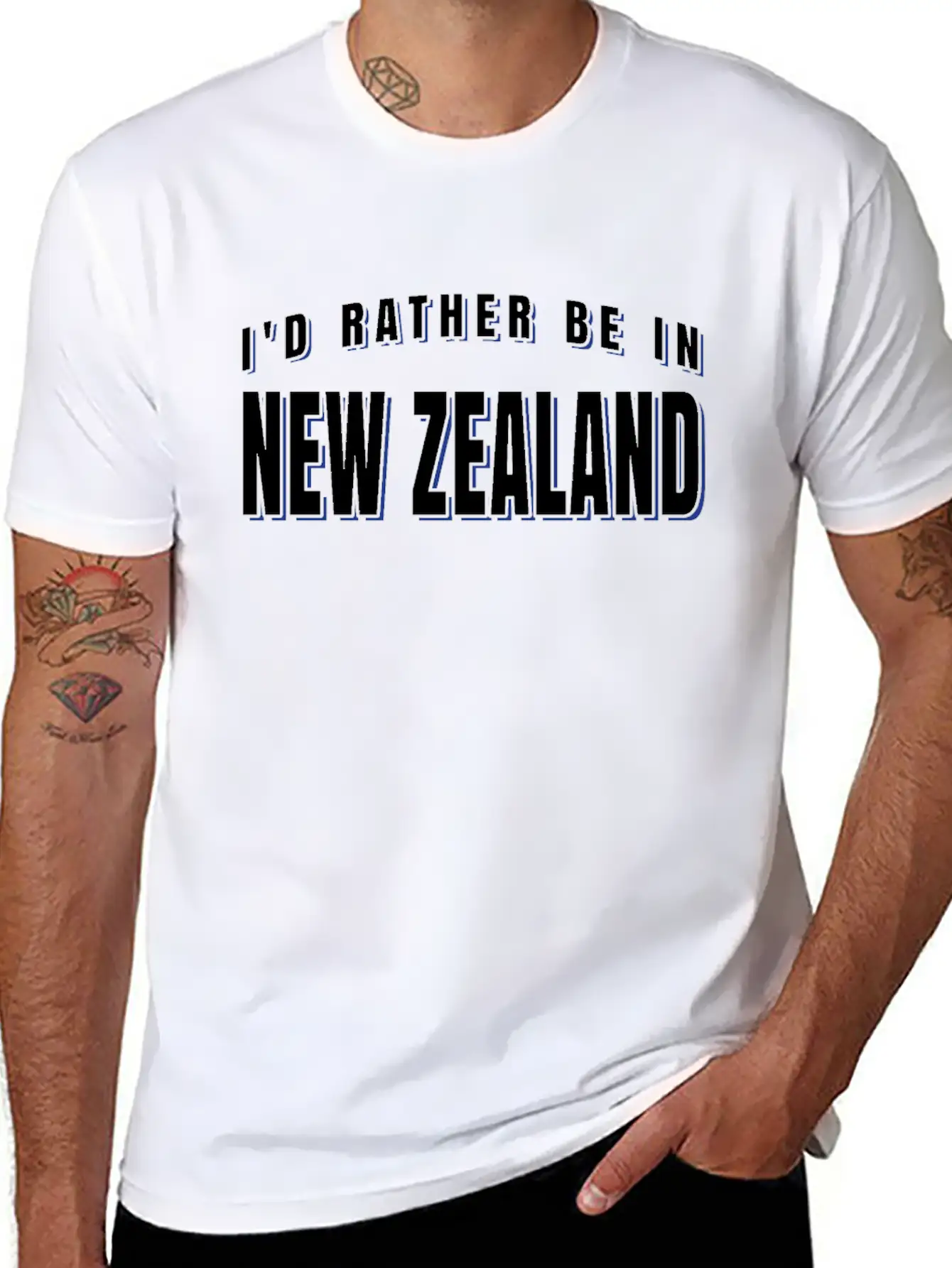 Kiwi New Zealander Stylish Everyday T-Shirt – Unisex Basic Cotton Tee