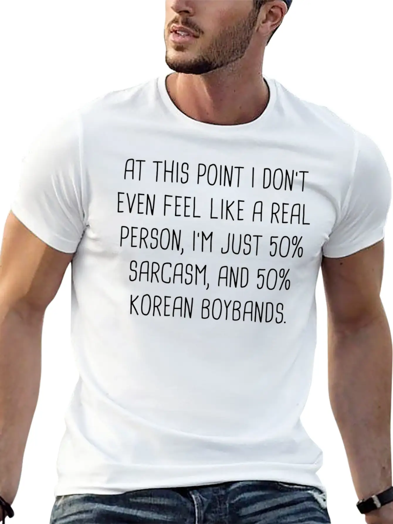 Korean Pop Kpop K-Pop Korean Drama Merchandise N Relaxed Everyday Tee – Lightweight And Durable Cotton
