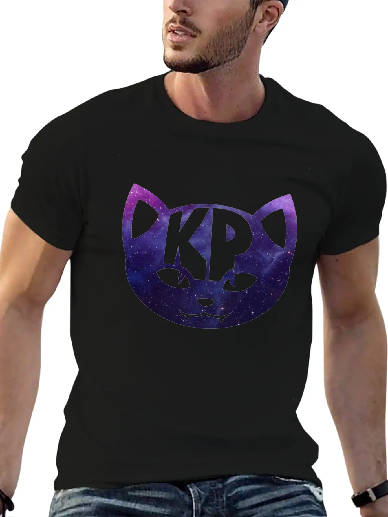KP Cat Galaxy Kids Hoodie Stylish Everyday T-Shirt – Unisex Basic Cotton Tee