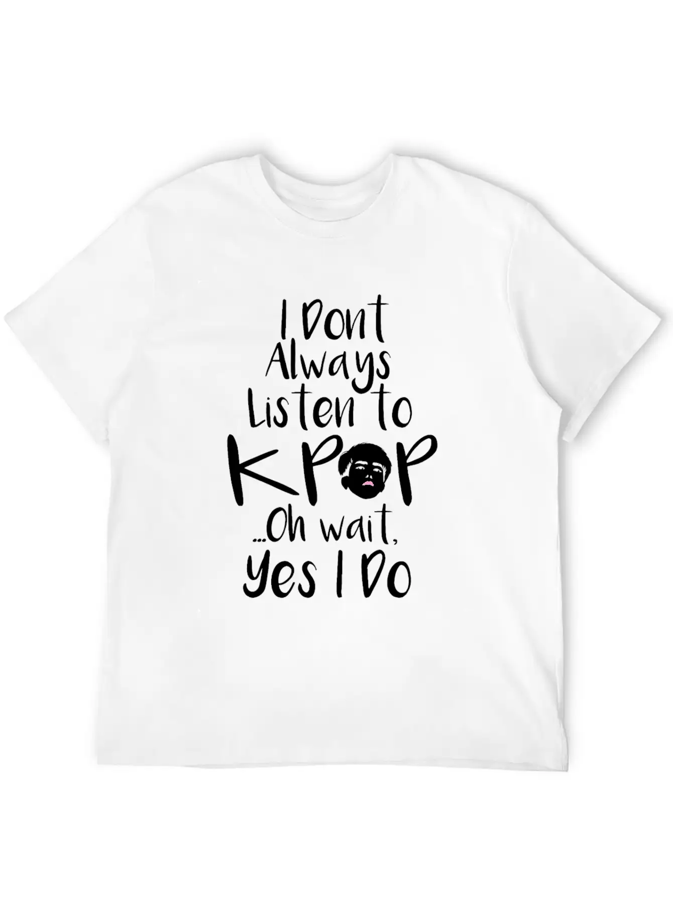 KPop K-pop Saying Stylish Everyday T-Shirt – Unisex Basic Cotton Tee