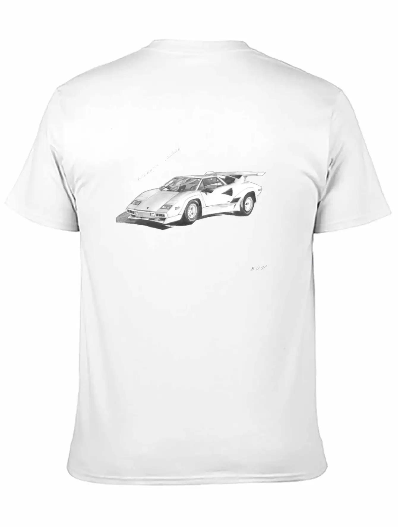 Lamborghini Countach Stylish Everyday T-Shirt – Unisex Basic Cotton Tee