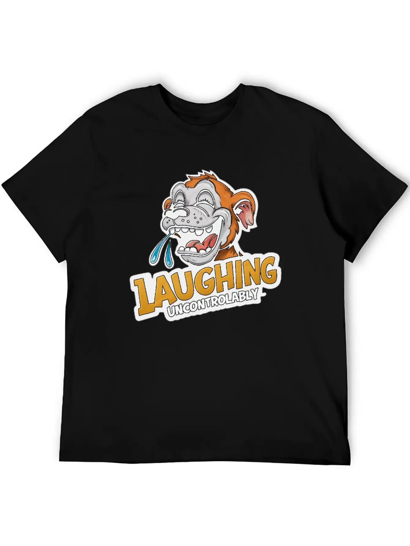 Laughing Uncontrolably Relaxed Everyday Tee – Lightweight And Durable Cotton