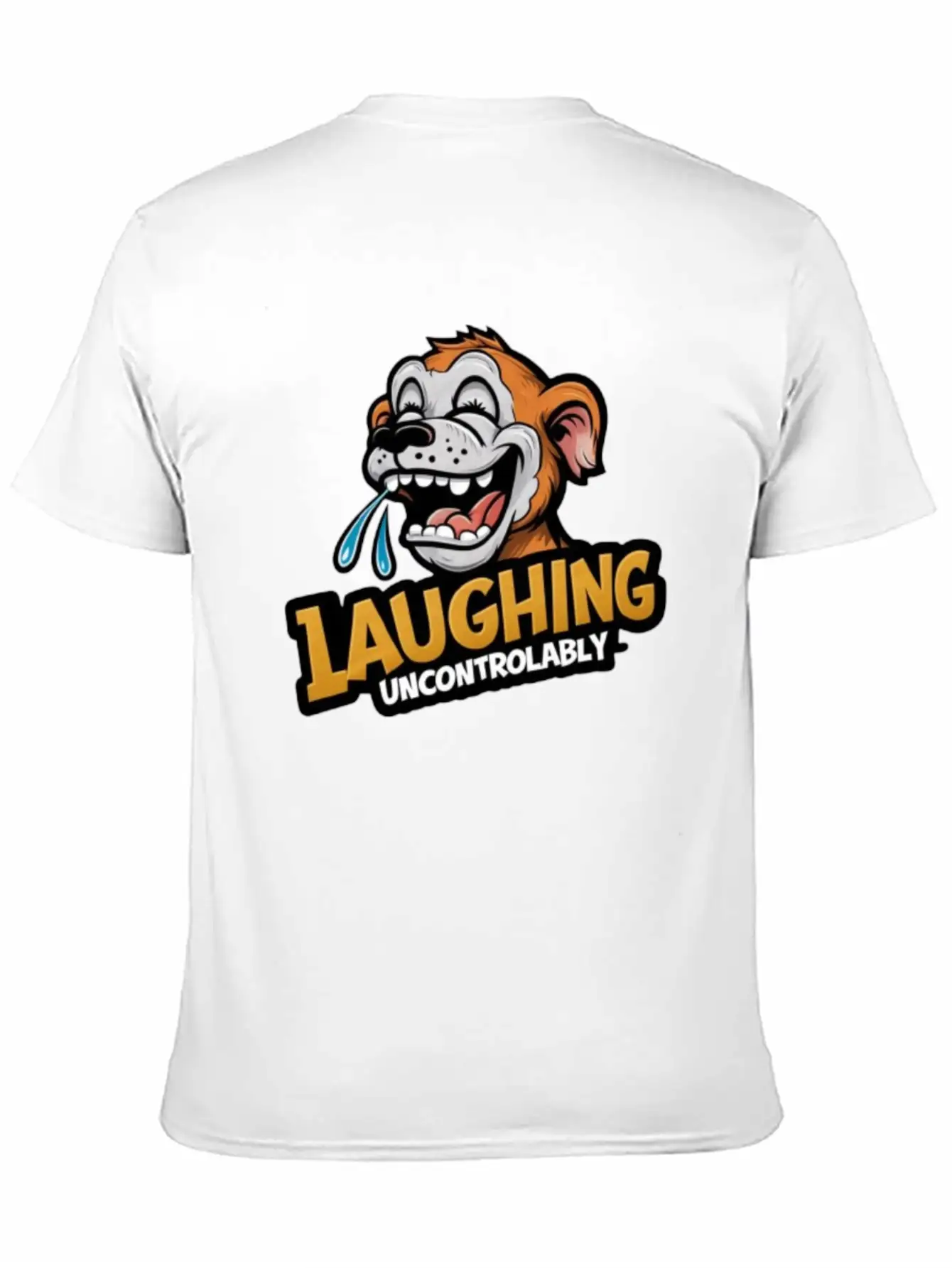Laughing Uncontrolably Relaxed Everyday Tee – Lightweight And Durable Cotton