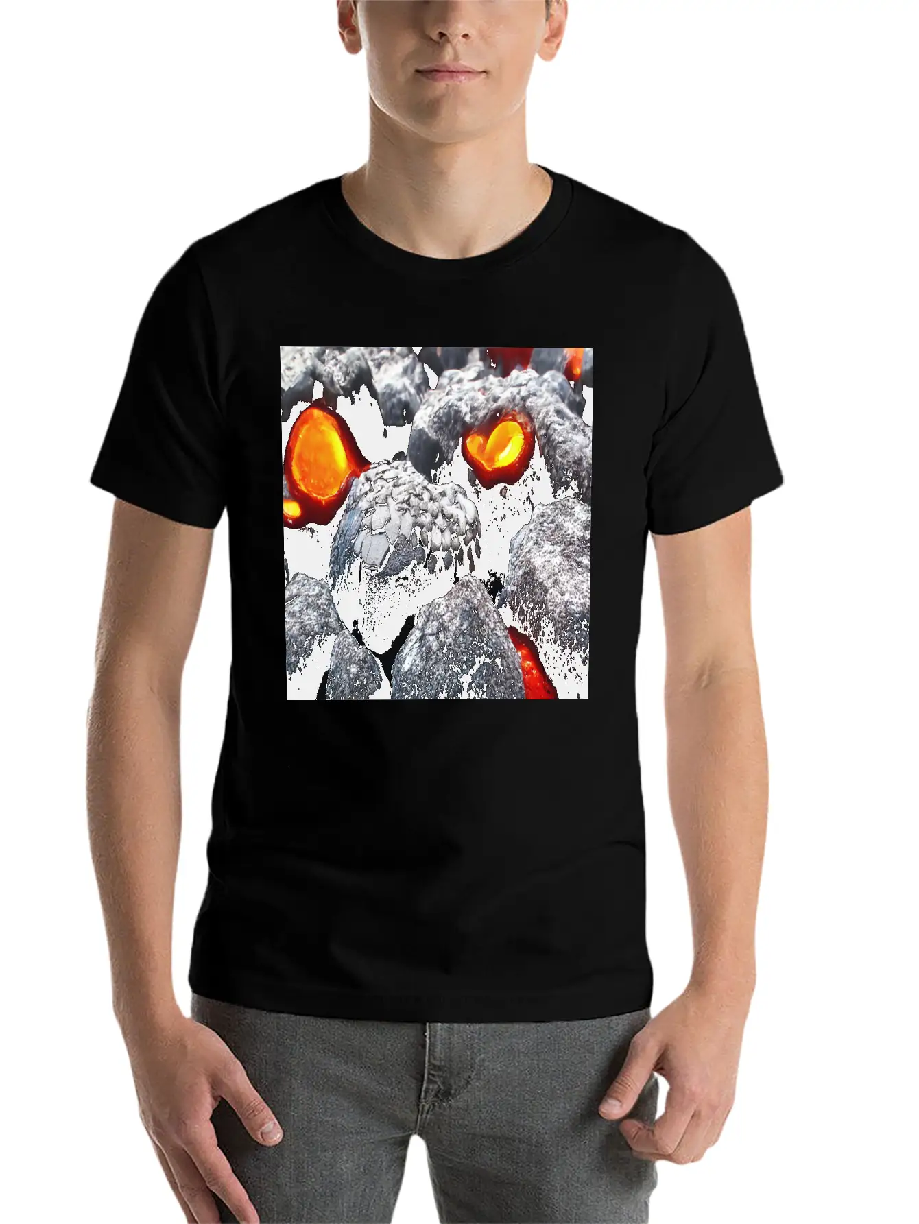 Lava Rock Stylish Everyday T-Shirt – Unisex Basic Cotton Tee