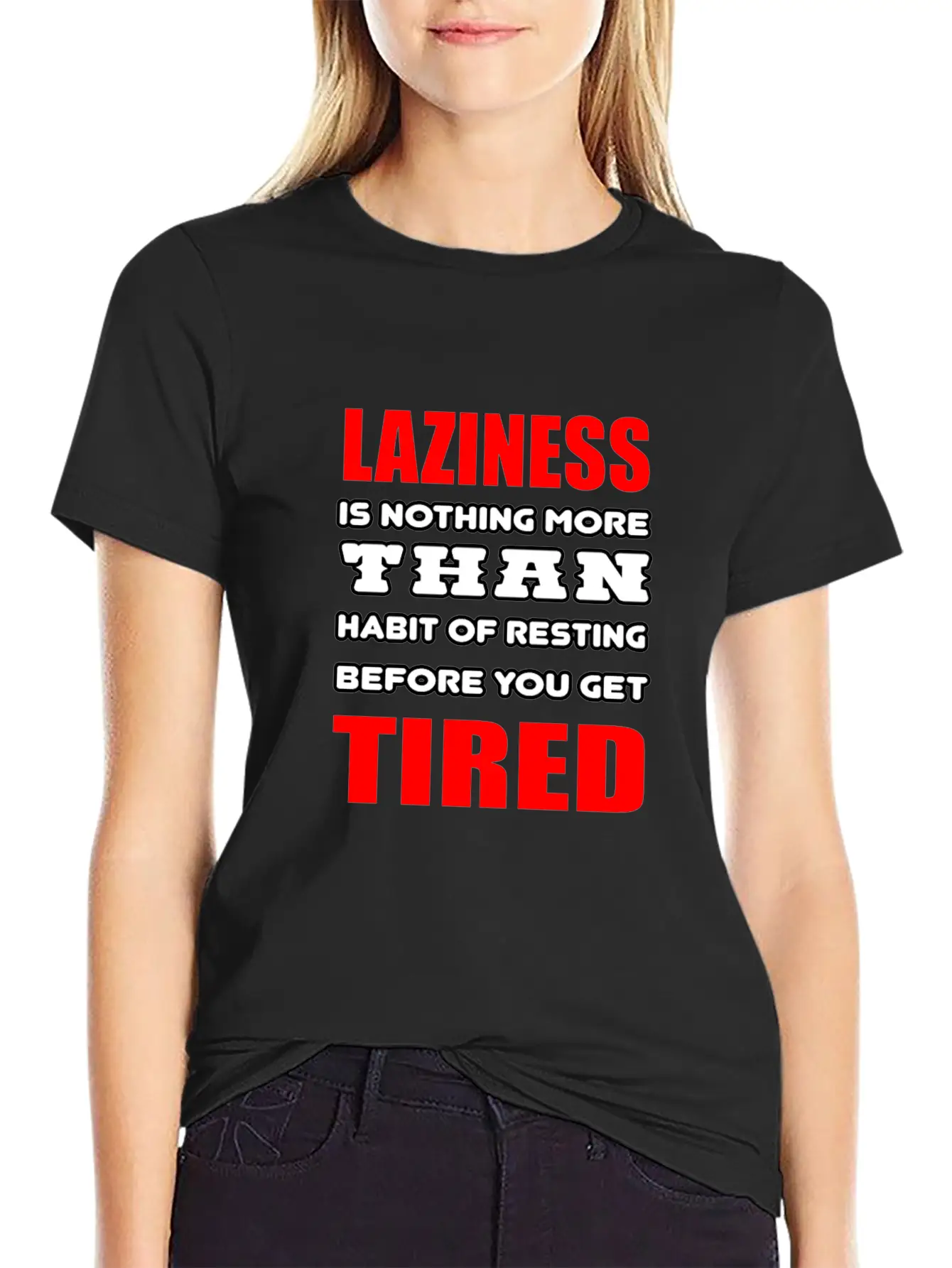 Laziness Relaxed Everyday Tee – Lightweight And Durable Cotton