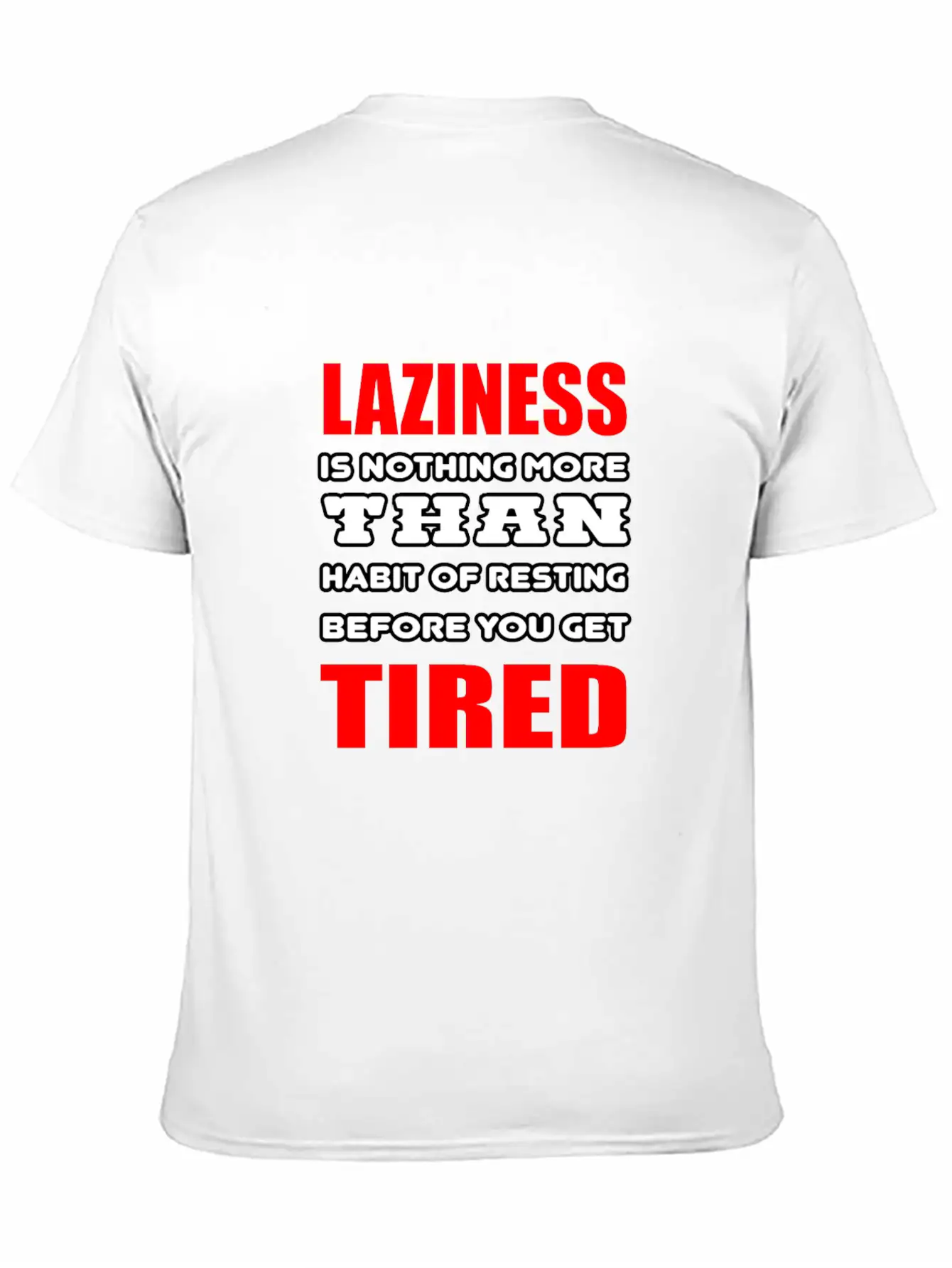 Laziness Relaxed Everyday Tee – Lightweight And Durable Cotton