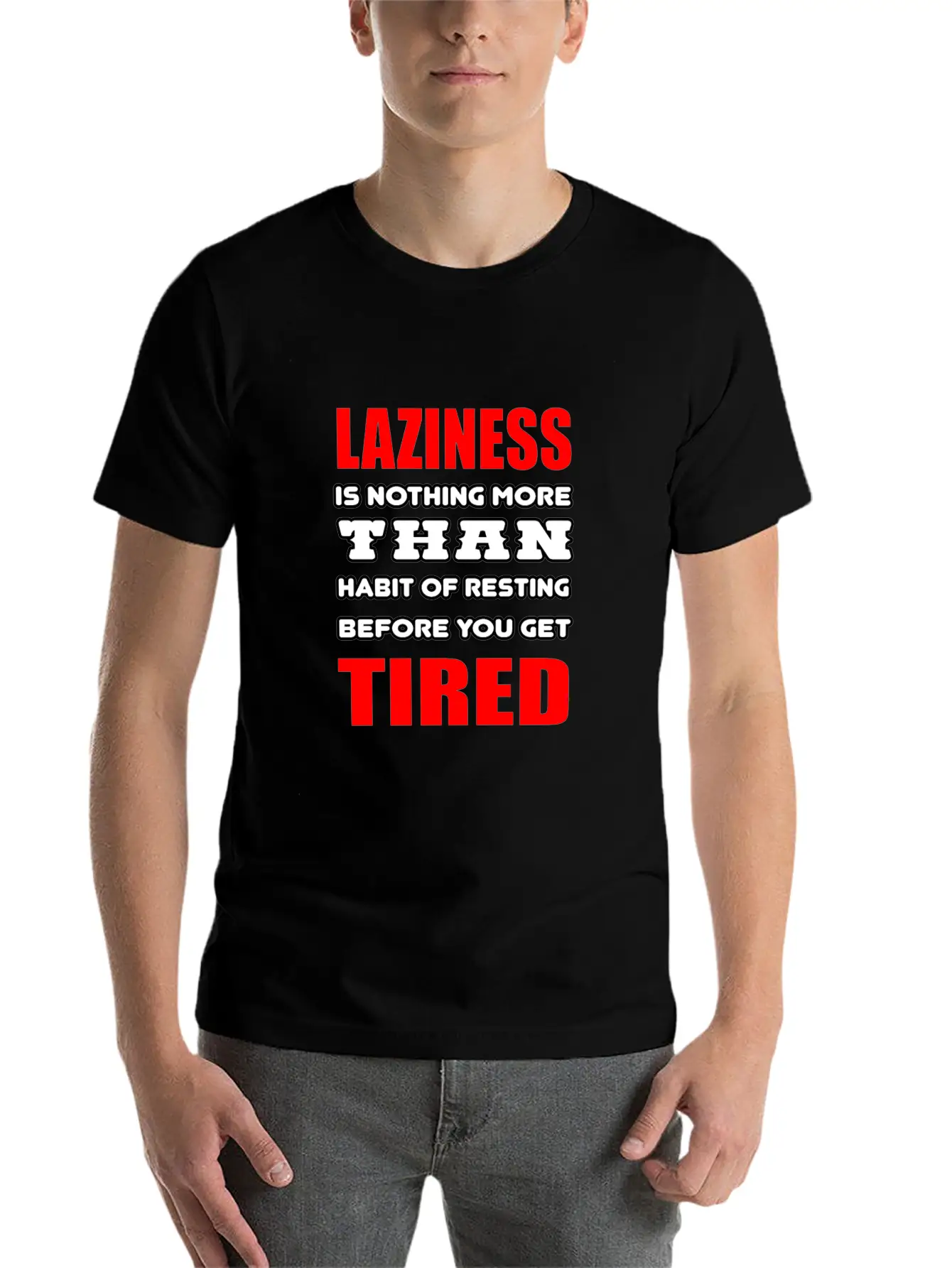 Laziness Relaxed Everyday Tee – Lightweight And Durable Cotton
