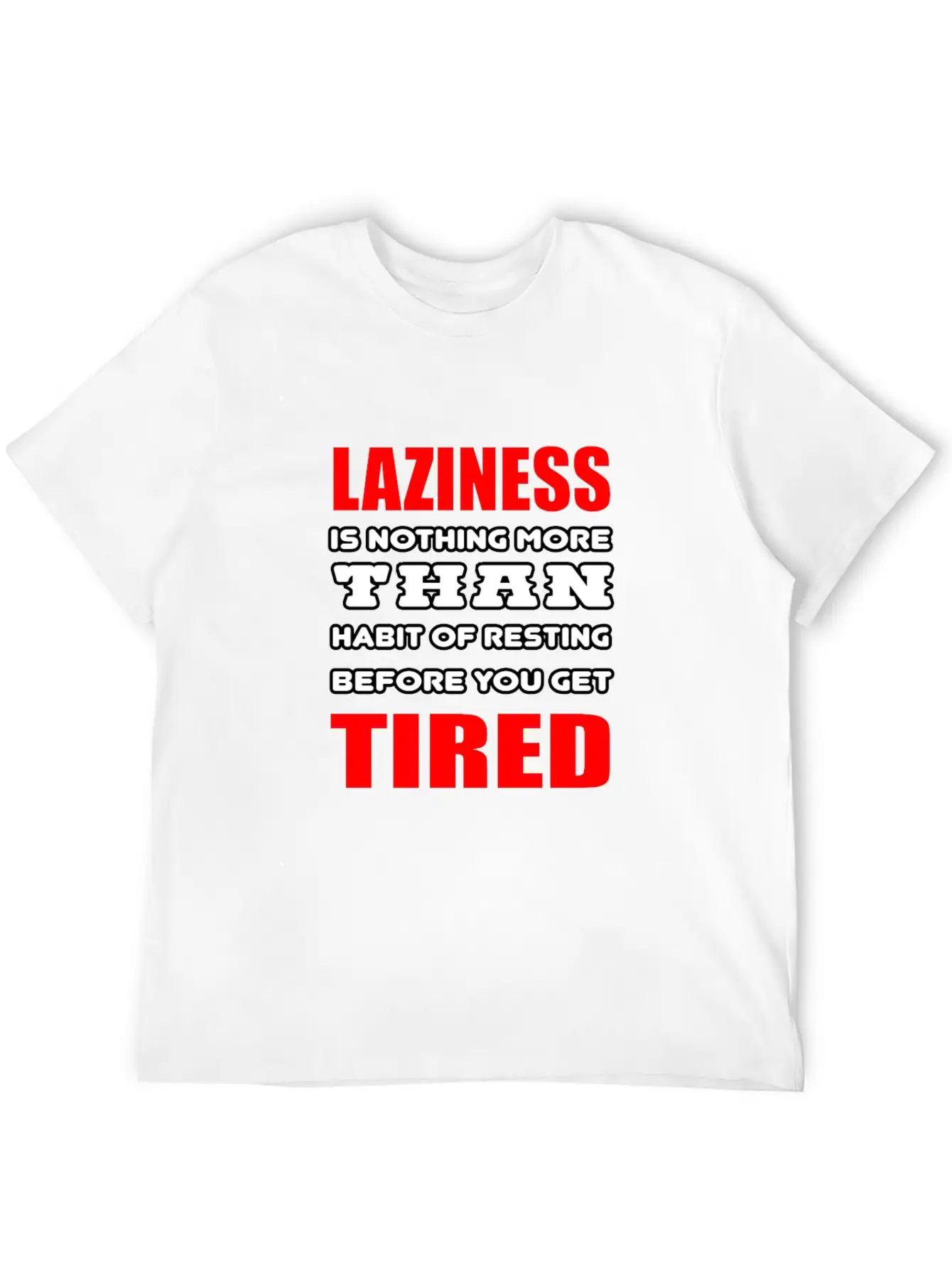 Laziness Relaxed Everyday Tee – Lightweight And Durable Cotton