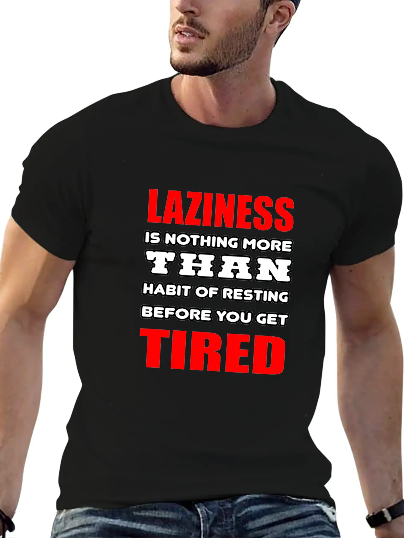 Laziness Relaxed Everyday Tee – Lightweight And Durable Cotton