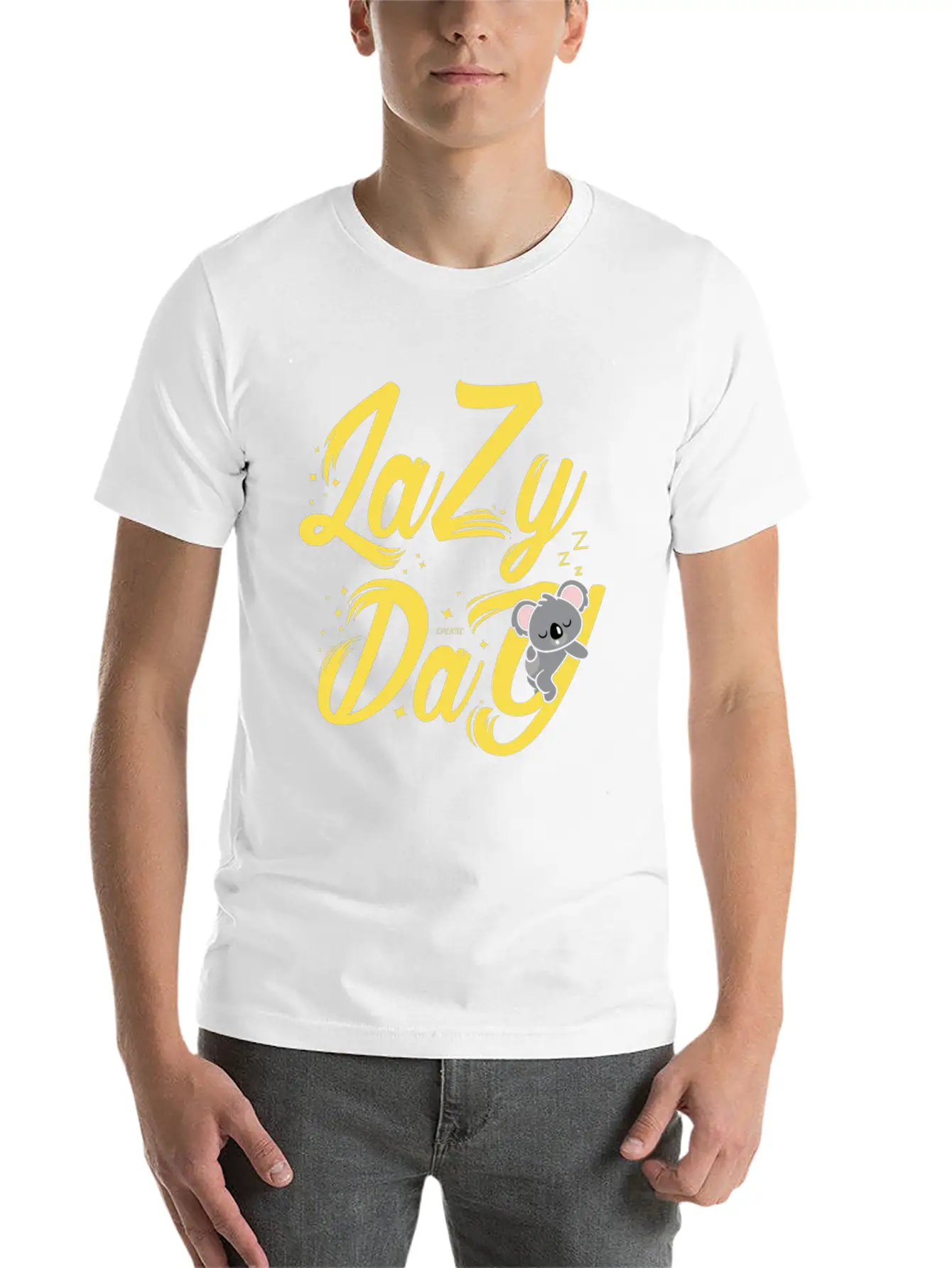 Lazy Day Stylish Everyday T-Shirt – Unisex Basic Cotton Tee
