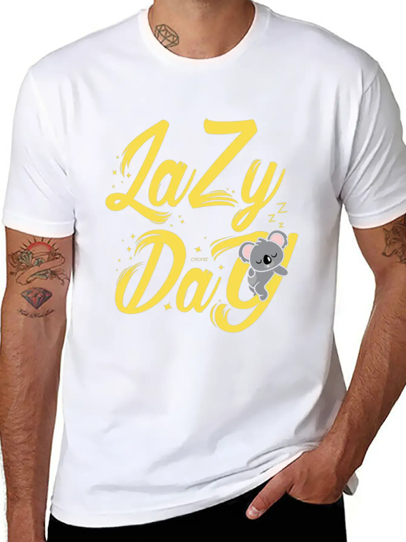 Lazy Day Stylish Everyday T-Shirt – Unisex Basic Cotton Tee