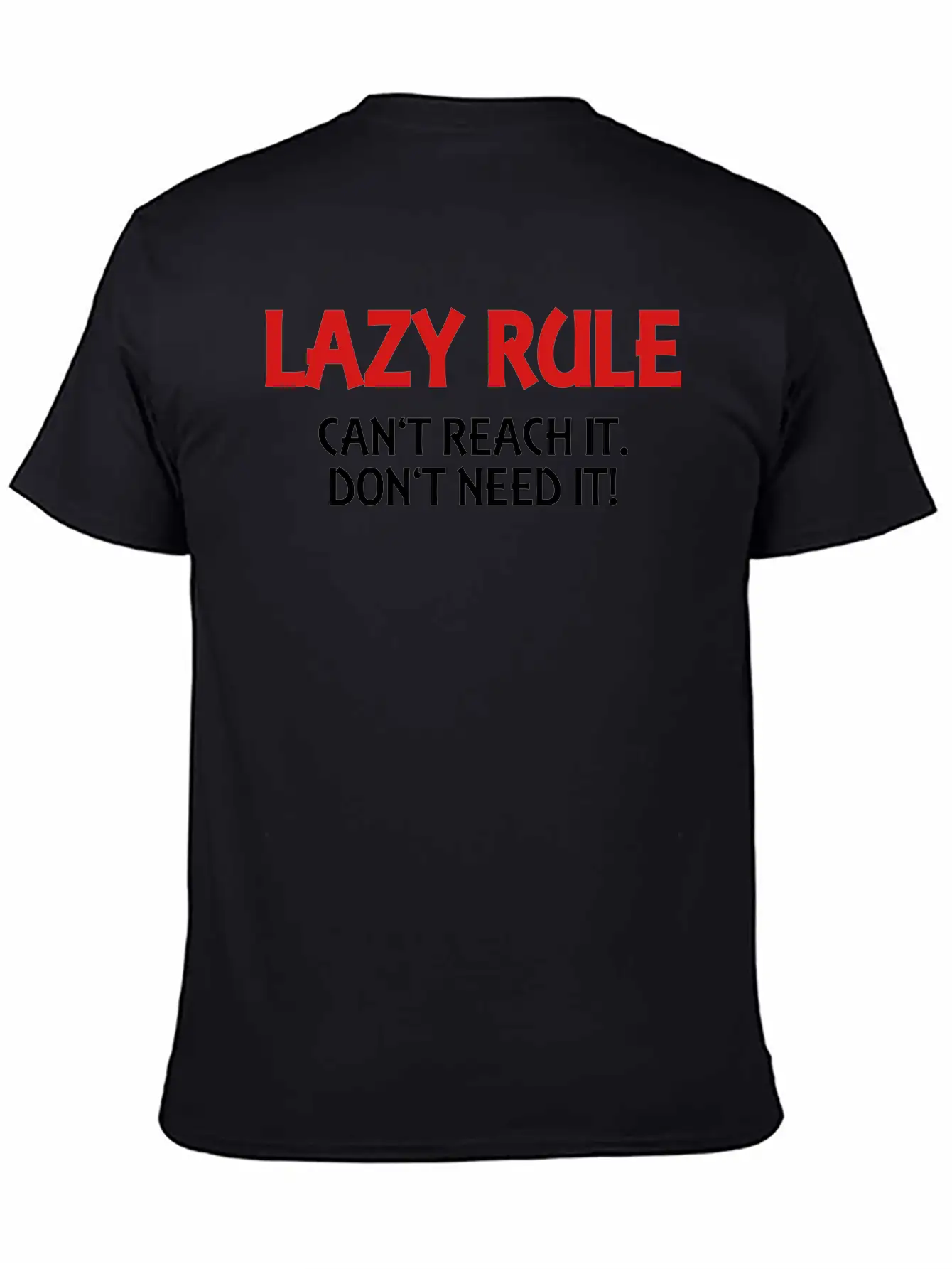 Lazy Rule Classic Crew Neck Graphic Tee – Everyday Minimal Look