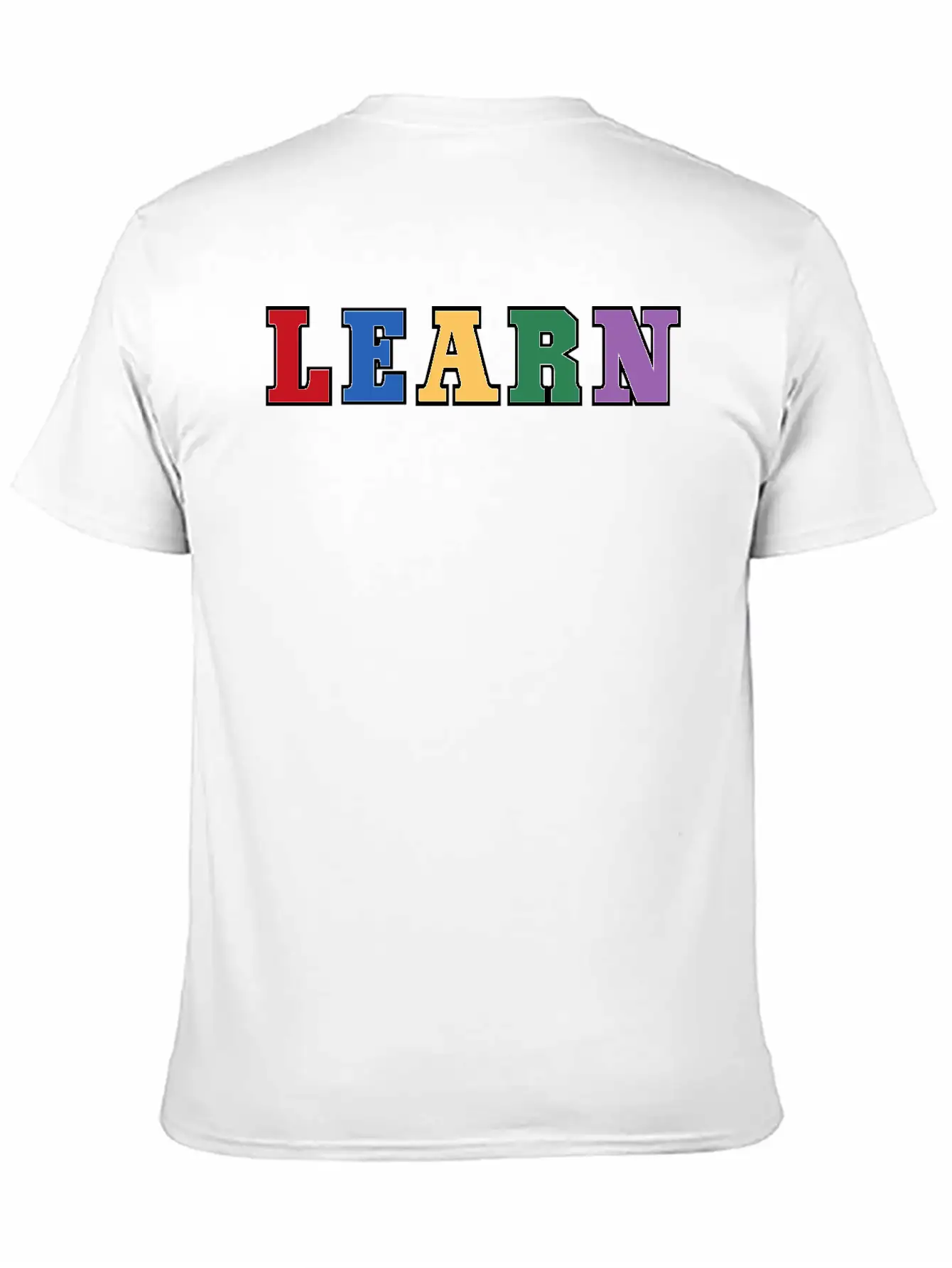 Learn Breathable Graphic T-Shirt – Perfect For Casual Days