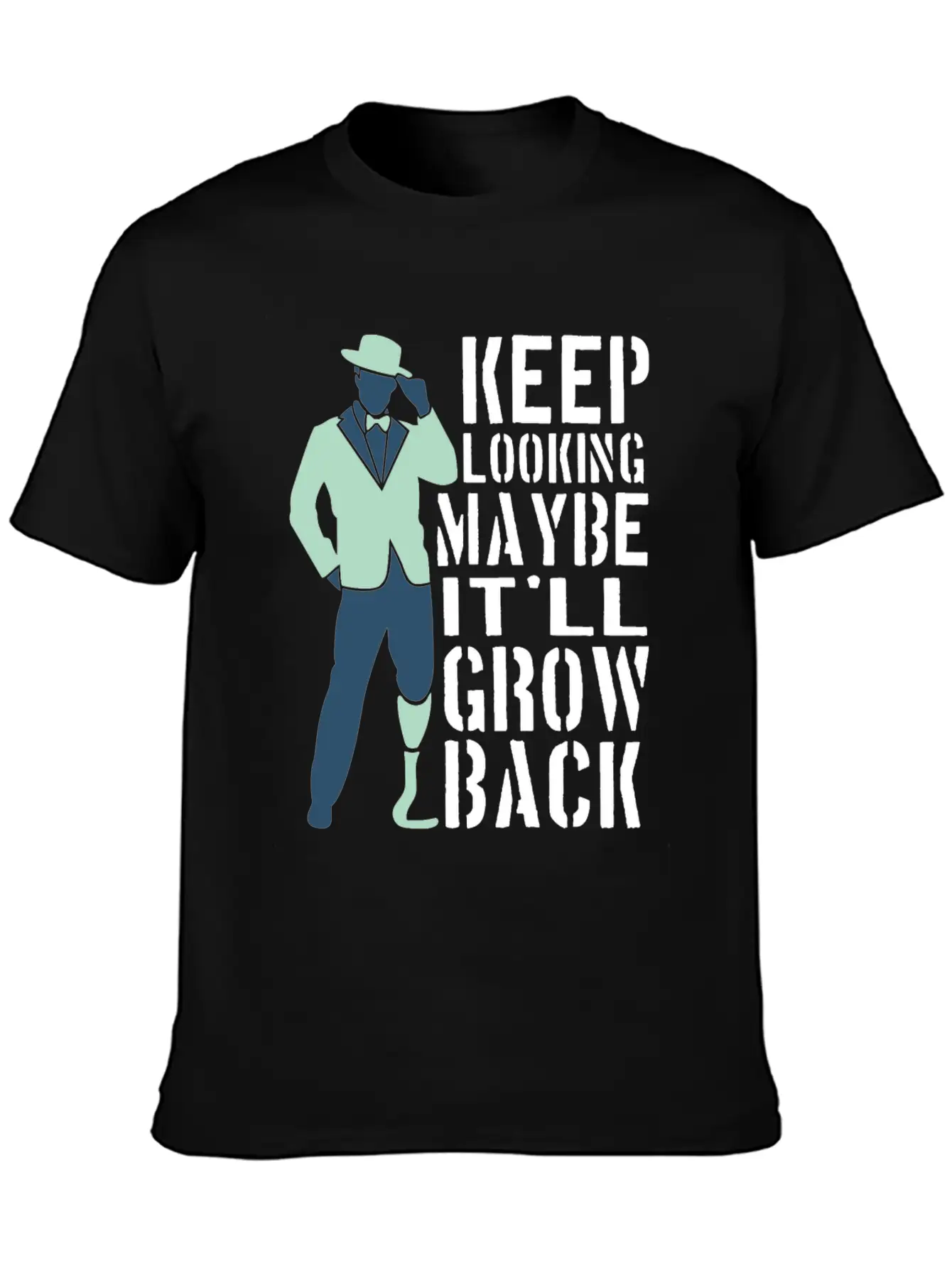 Leg Amputee Wheelchair Basic Graphic T-Shirt – Daily Comfort In Soft Cotton