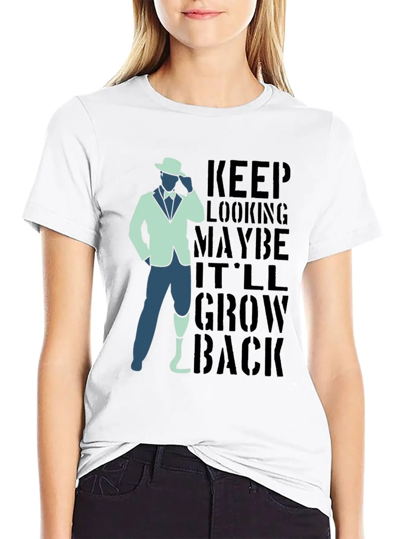 Leg Amputee Wheelchair Basic Graphic T-Shirt – Daily Comfort In Soft Cotton