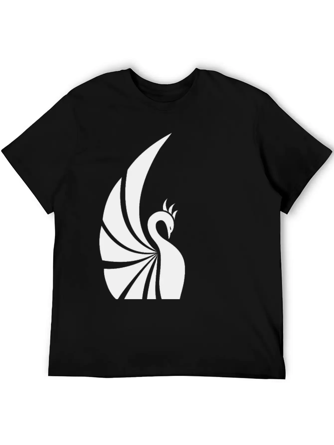 Legendary Phoenix Fire Bird Creature Tribal Tattoo Basic Graphic T-Shirt – Daily Comfort In Soft Cotton