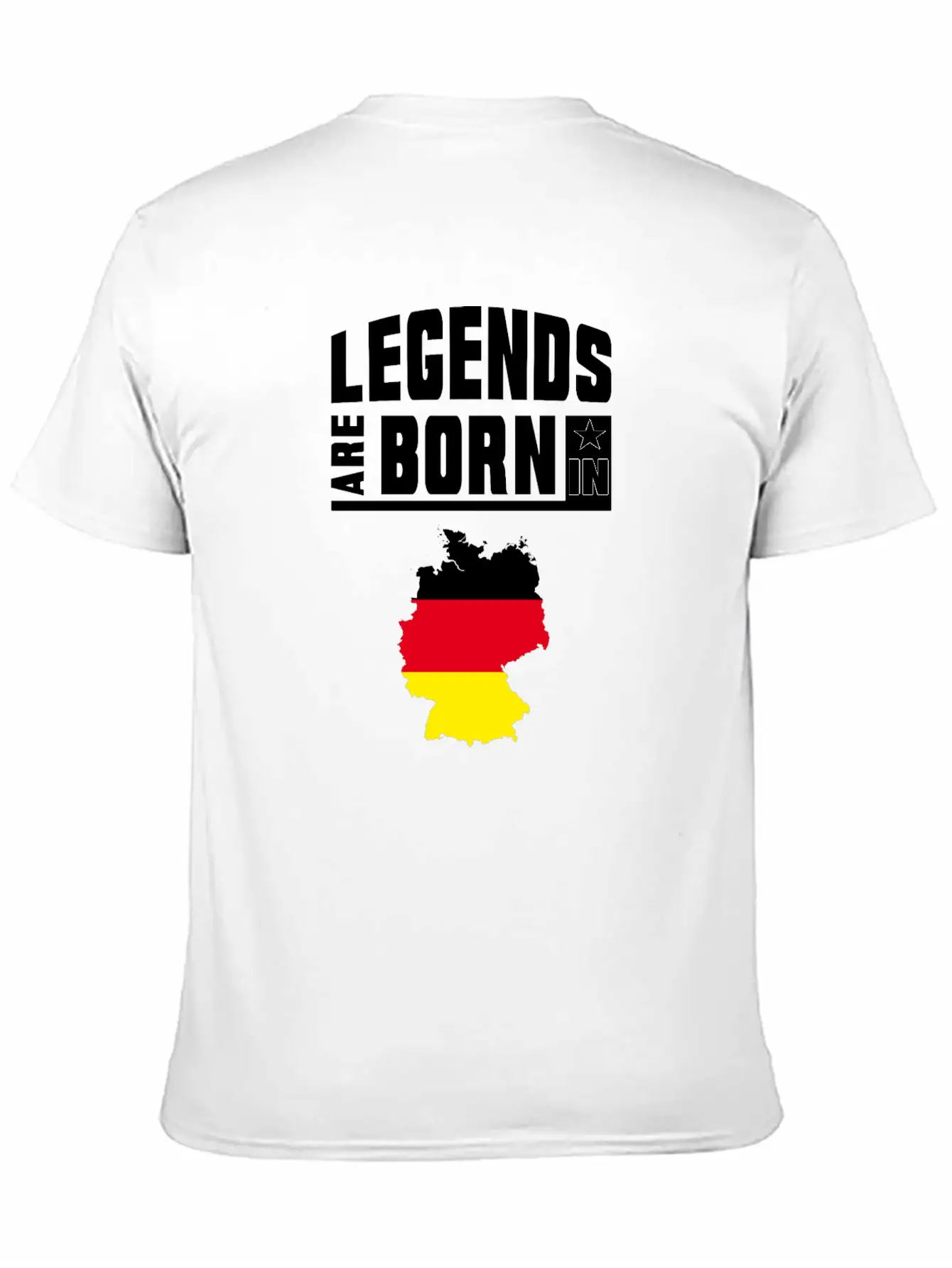 Legends Are Born In Germany Stylish Everyday T-Shirt – Unisex Basic Cotton Tee