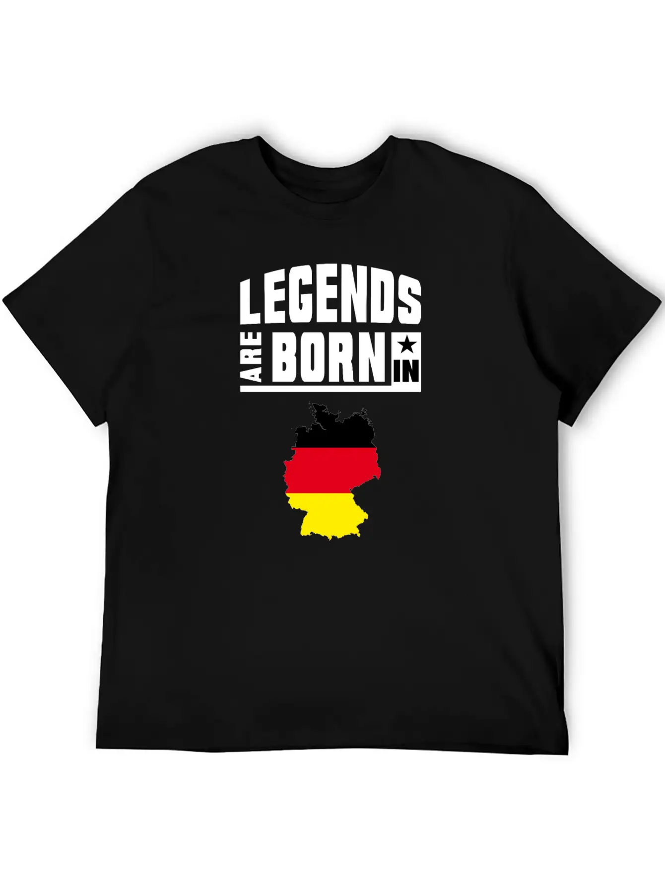 Legends Are Born In Germany Stylish Everyday T-Shirt – Unisex Basic Cotton Tee