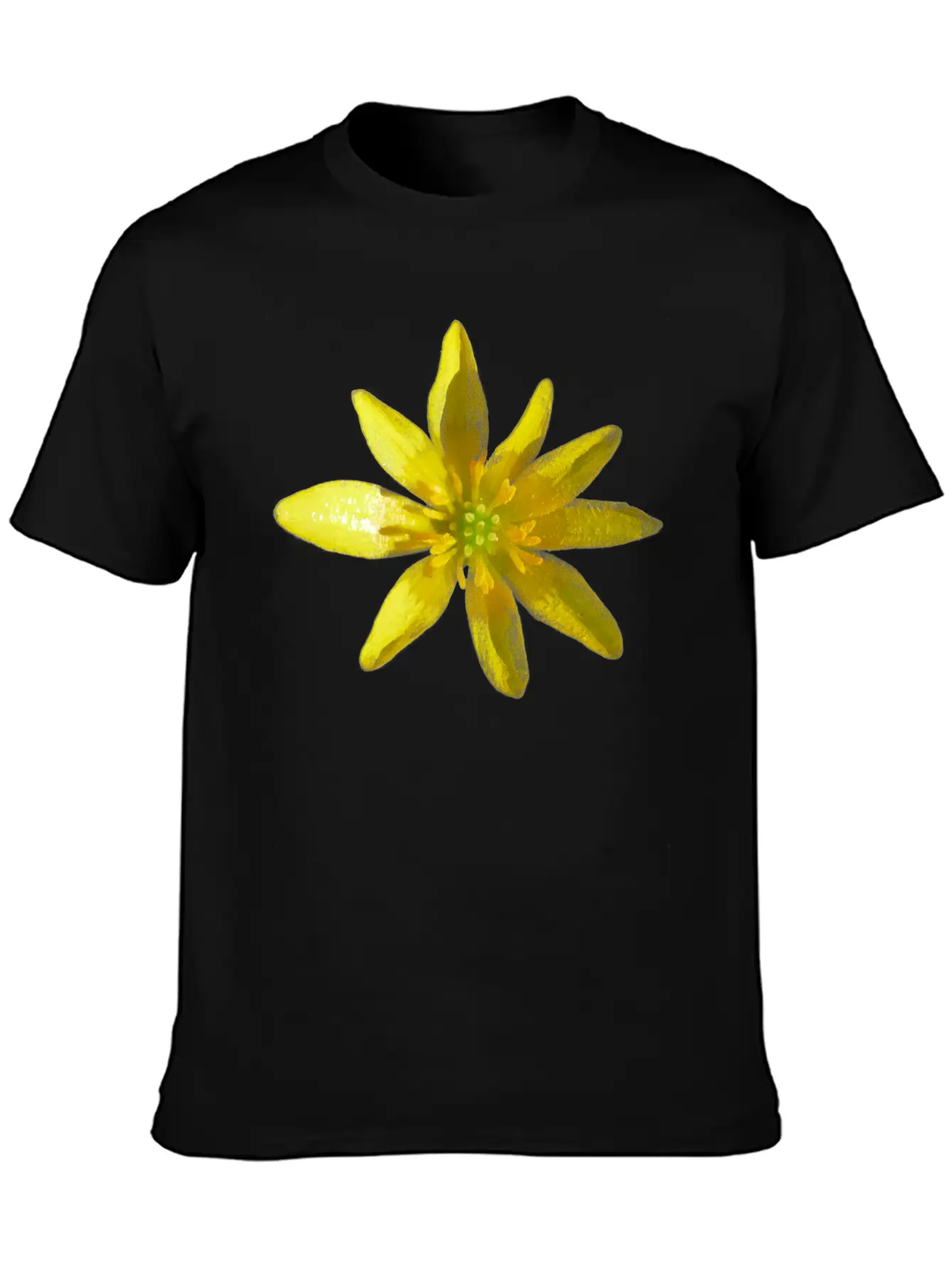 Lesser Celandine Summer Flower Gift Classic Cotton Tee – Unisex Comfort For Any Season