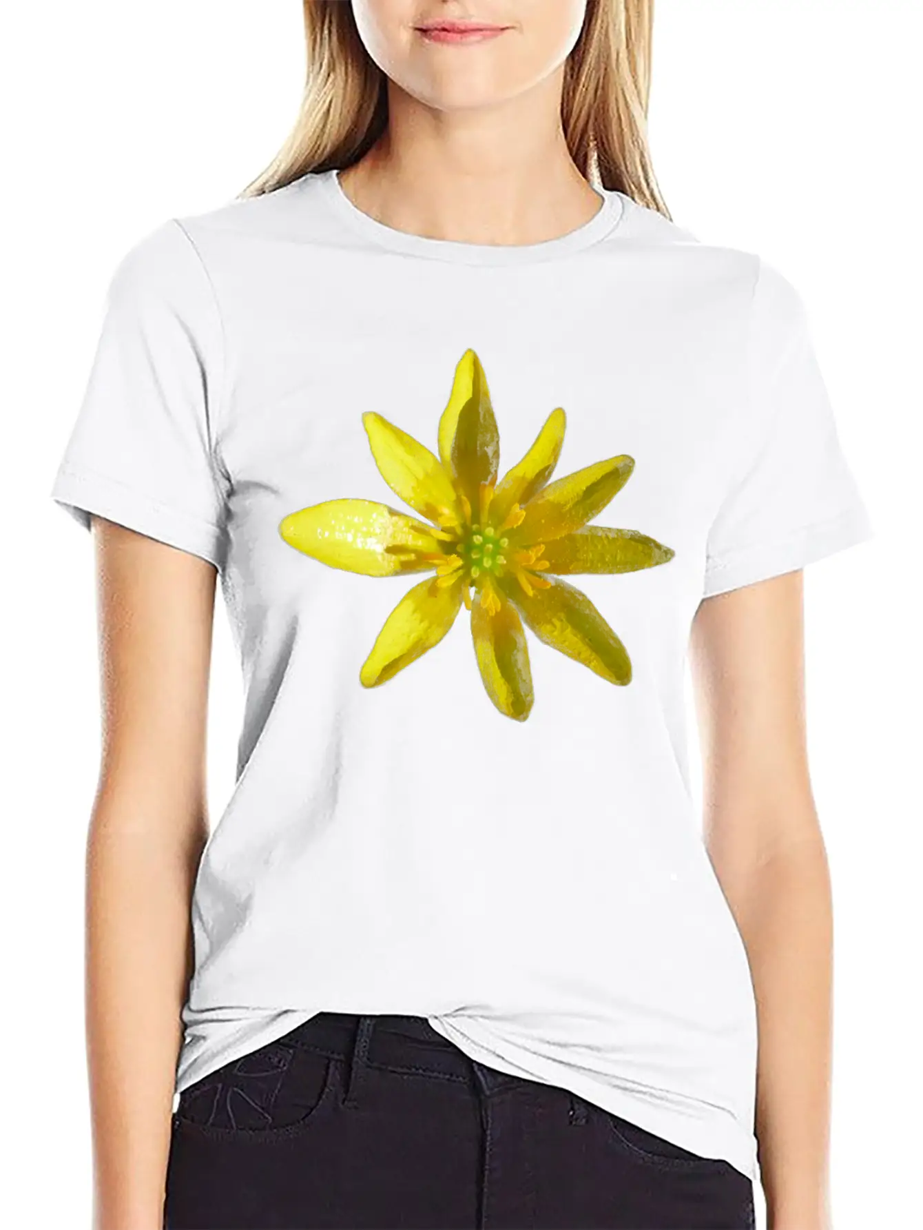 Lesser Celandine Summer Flower Gift Classic Cotton Tee – Unisex Comfort For Any Season