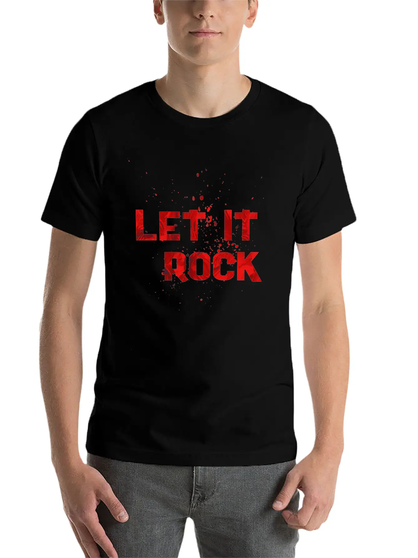 LET IT ROCK 2 Relaxed Everyday Tee – Lightweight And Durable Cotton