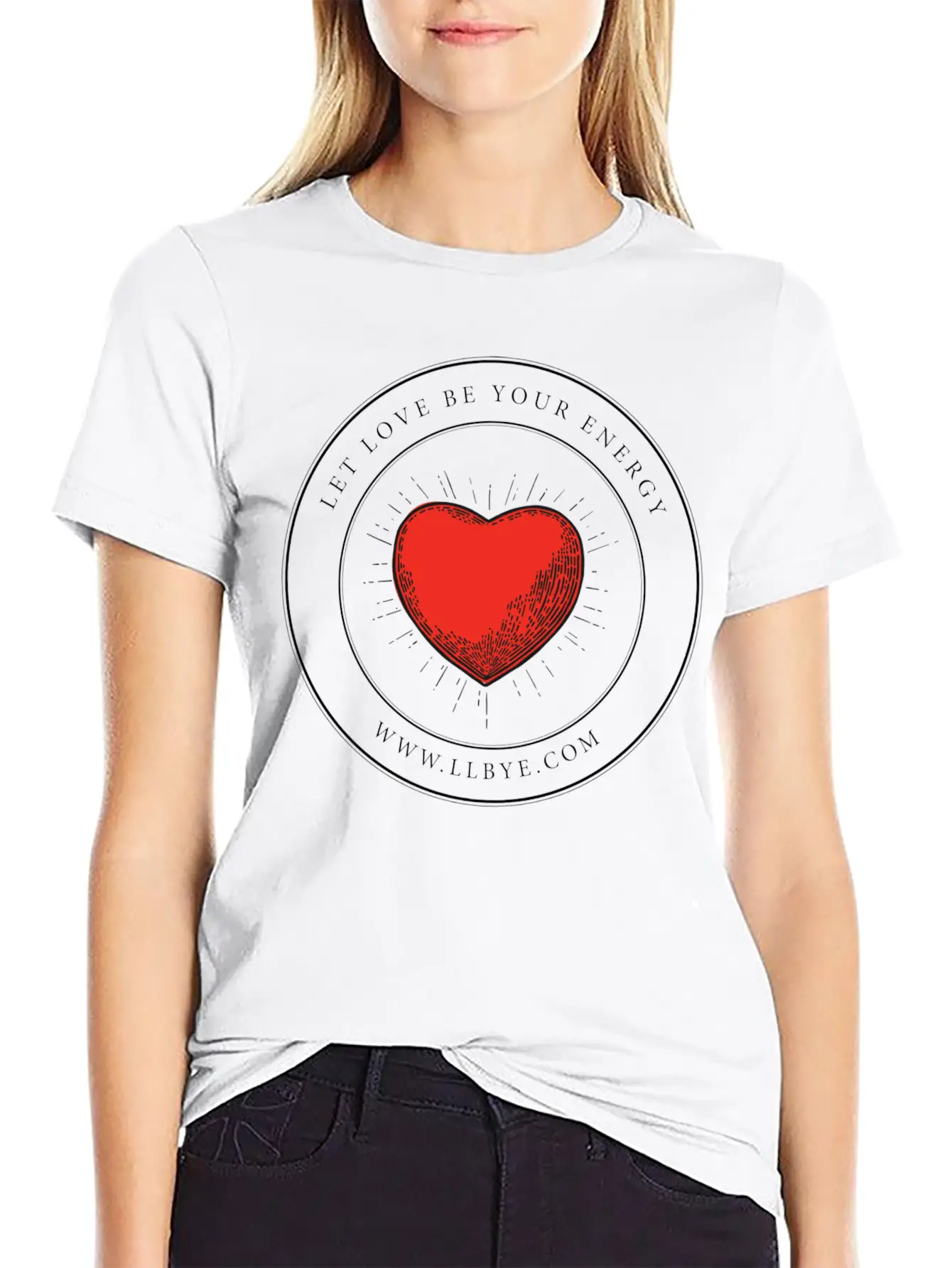 Let Love Be Your Energy Classic Cotton Tee – Unisex Comfort For Any Season