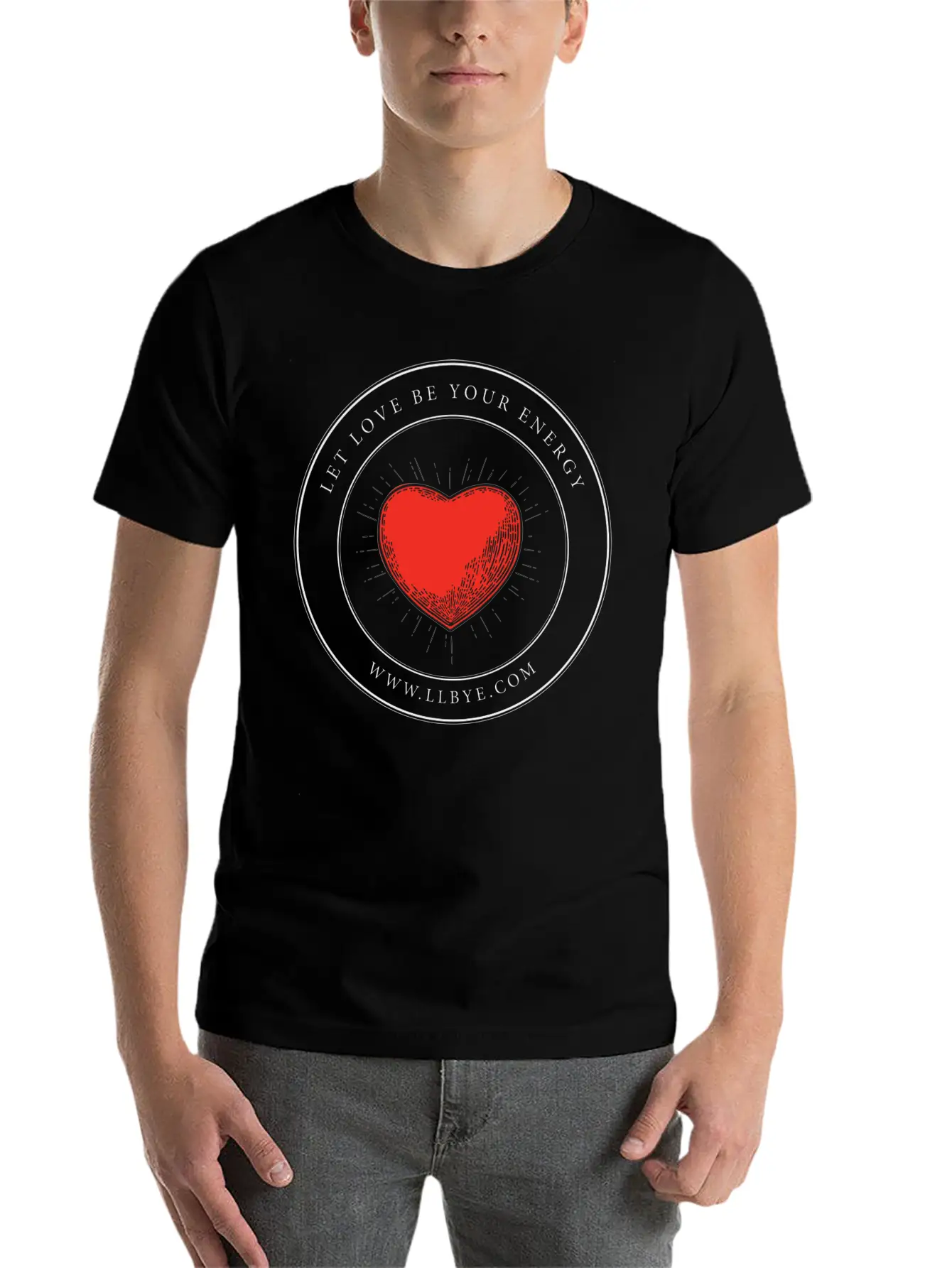 Let Love Be Your Energy Classic Cotton Tee – Unisex Comfort For Any Season