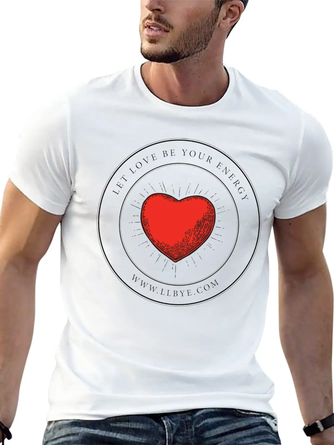 Let Love Be Your Energy Classic Cotton Tee – Unisex Comfort For Any Season
