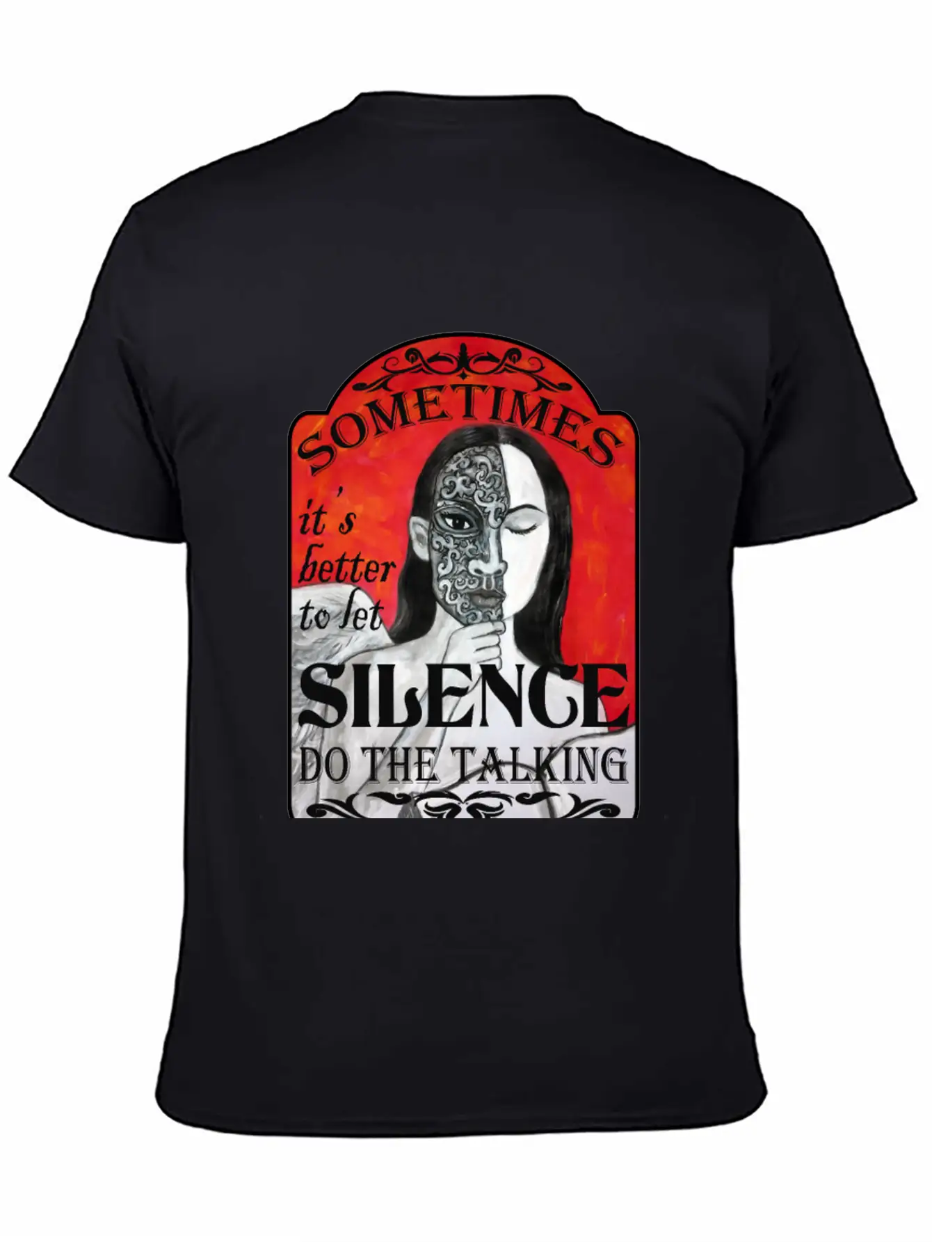 Let Silence Do The Talking Stylish Everyday T-Shirt – Unisex Basic Cotton Tee