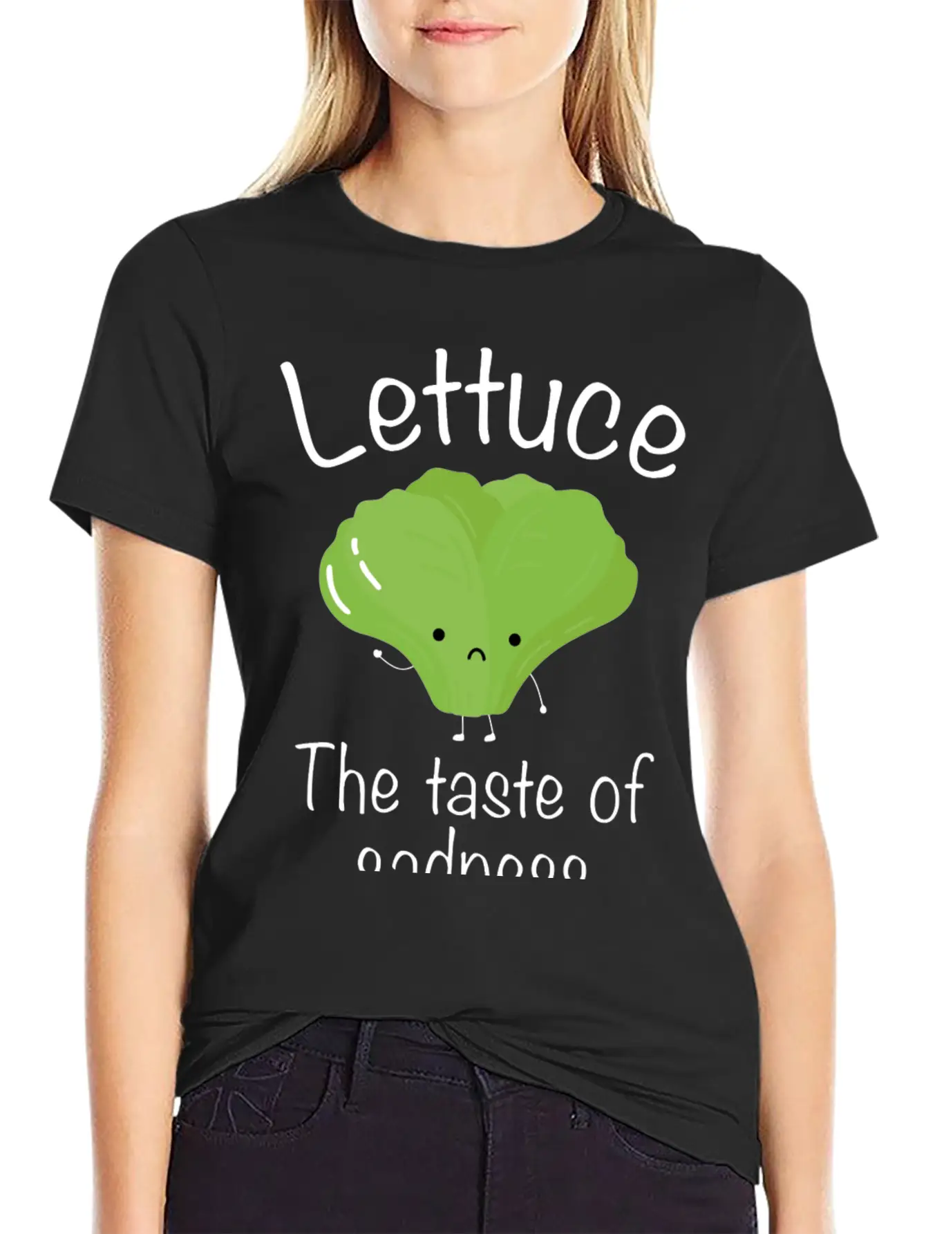 Lettuce The Taste Of Sadness Basic Graphic T-Shirt – Daily Comfort In Soft Cotton