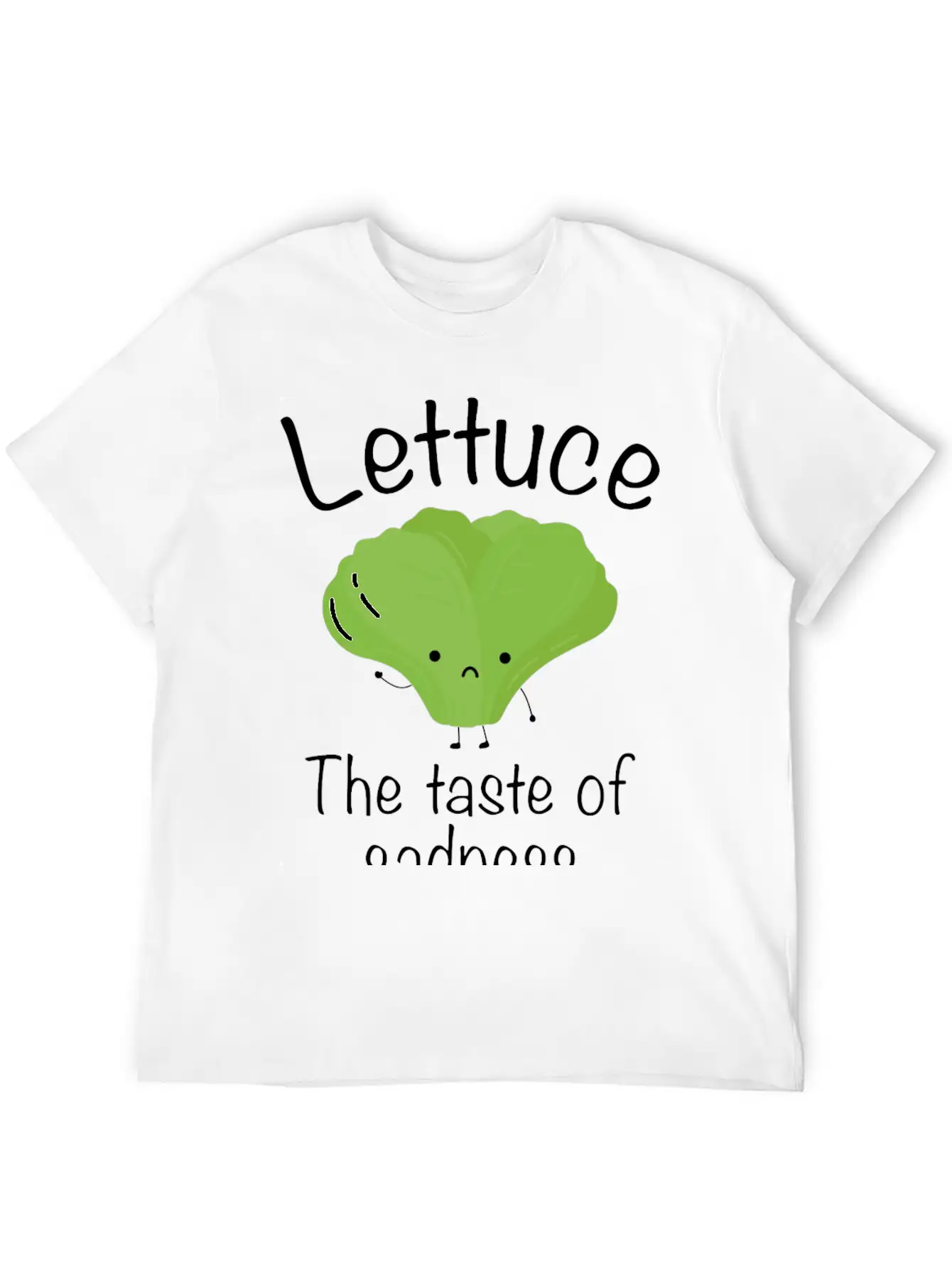 Lettuce The Taste Of Sadness Basic Graphic T-Shirt – Daily Comfort In Soft Cotton