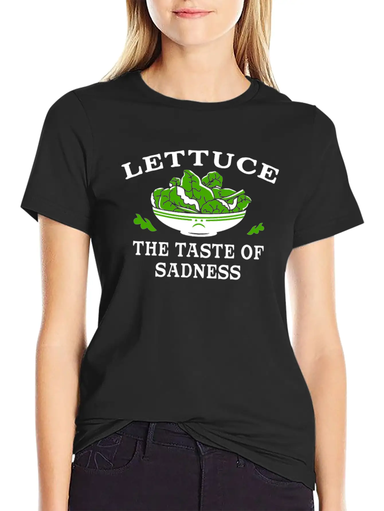 Lettuce The Taste Of Sadness Unisex Cotton Tee – Relaxed Fit For Any Occasion