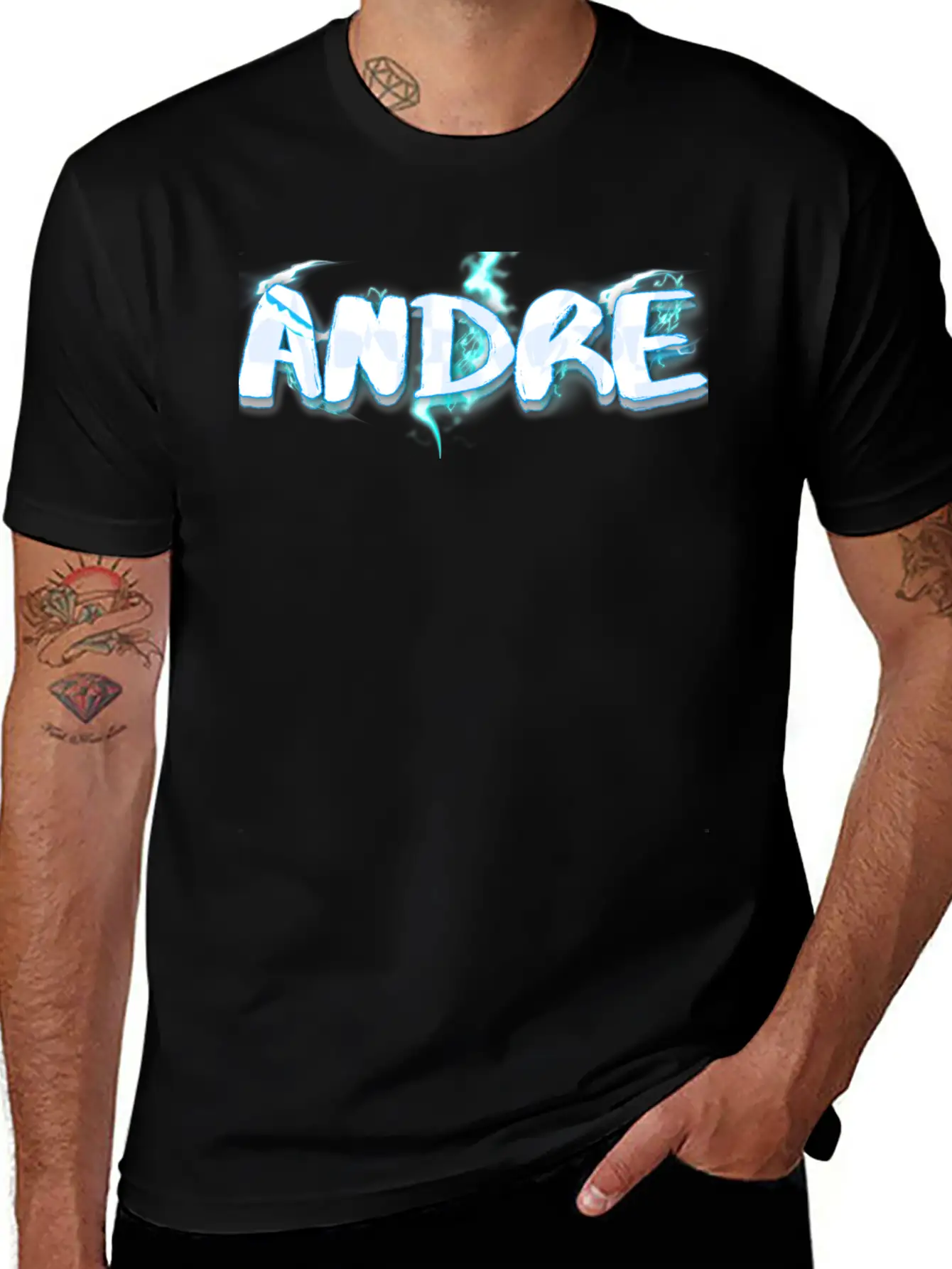 Lightning Andre Quevedo Basic Graphic T-Shirt – Daily Comfort In Soft Cotton