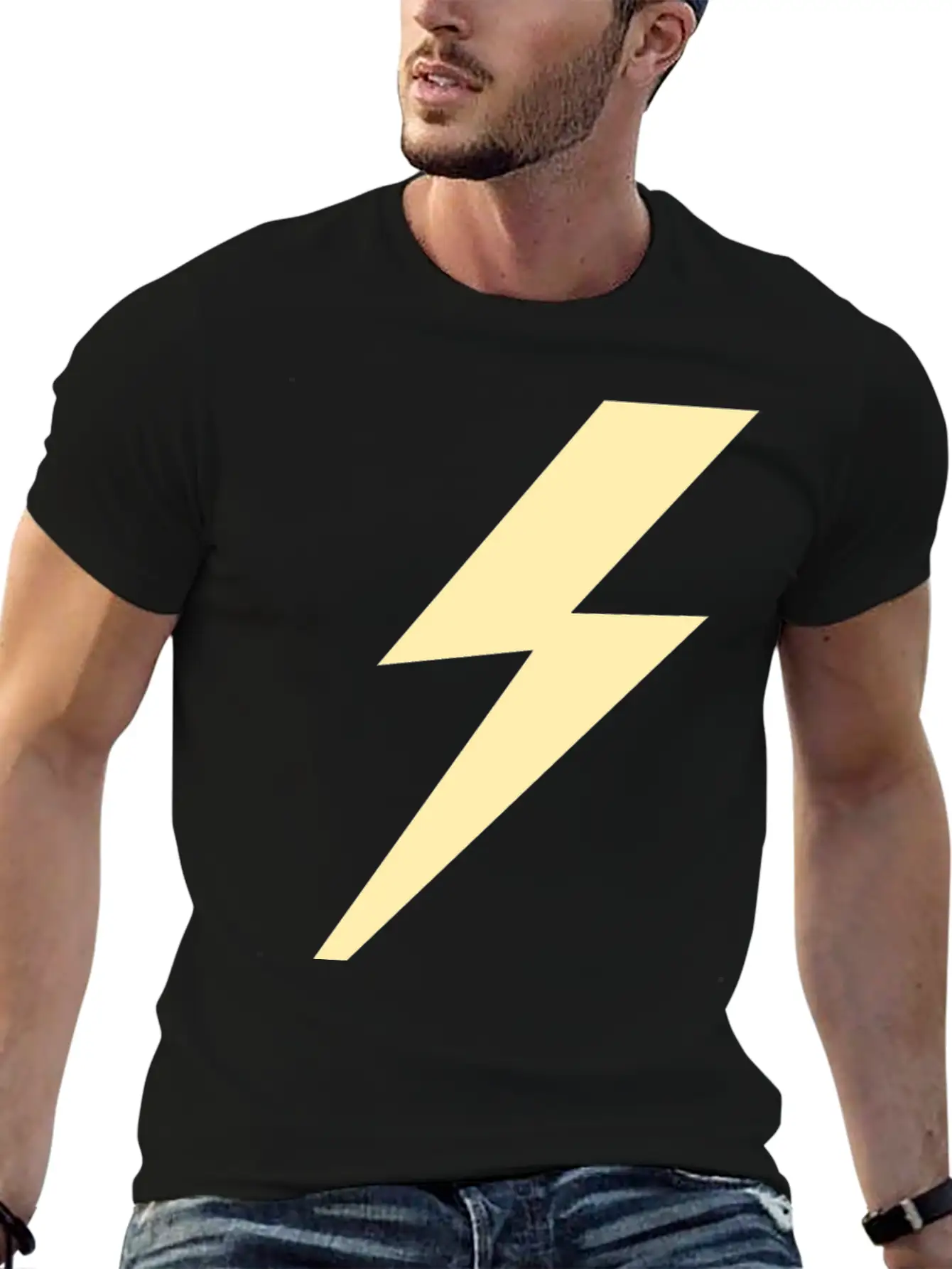 Lightning Lightweight Cotton T-Shirt – Daily Comfort Graphic Shirt