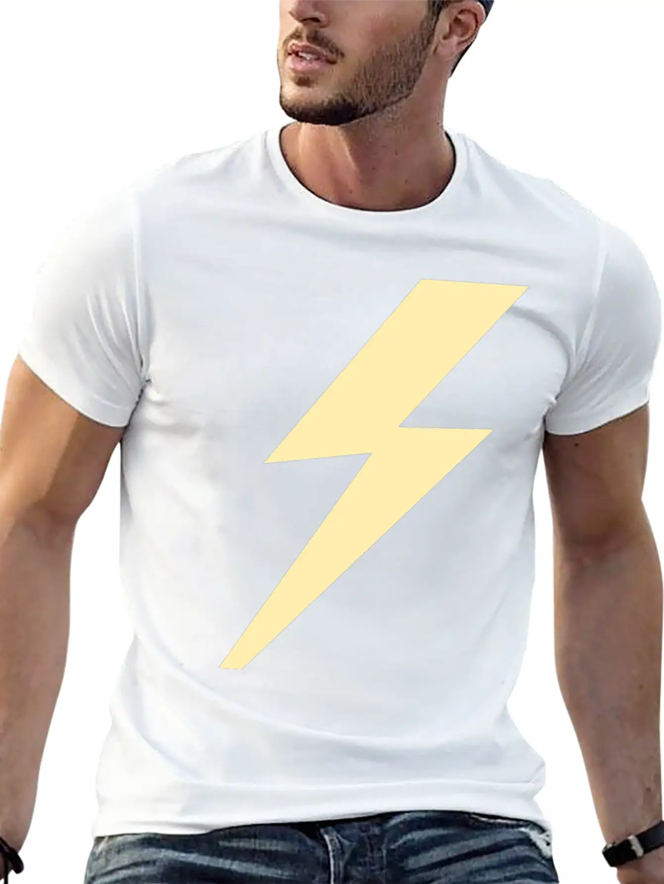 Lightning Lightweight Cotton T-Shirt – Daily Comfort Graphic Shirt