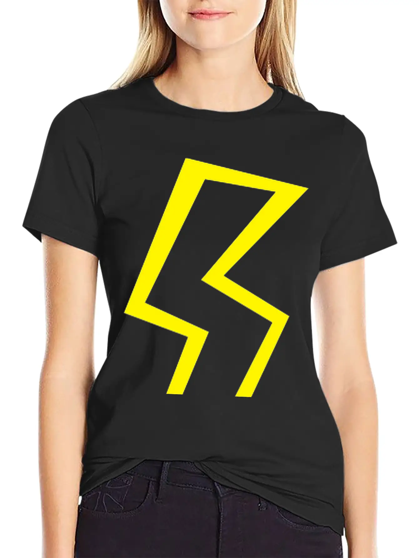 Lightning (ZAP) Basic Graphic T-Shirt – Daily Comfort In Soft Cotton